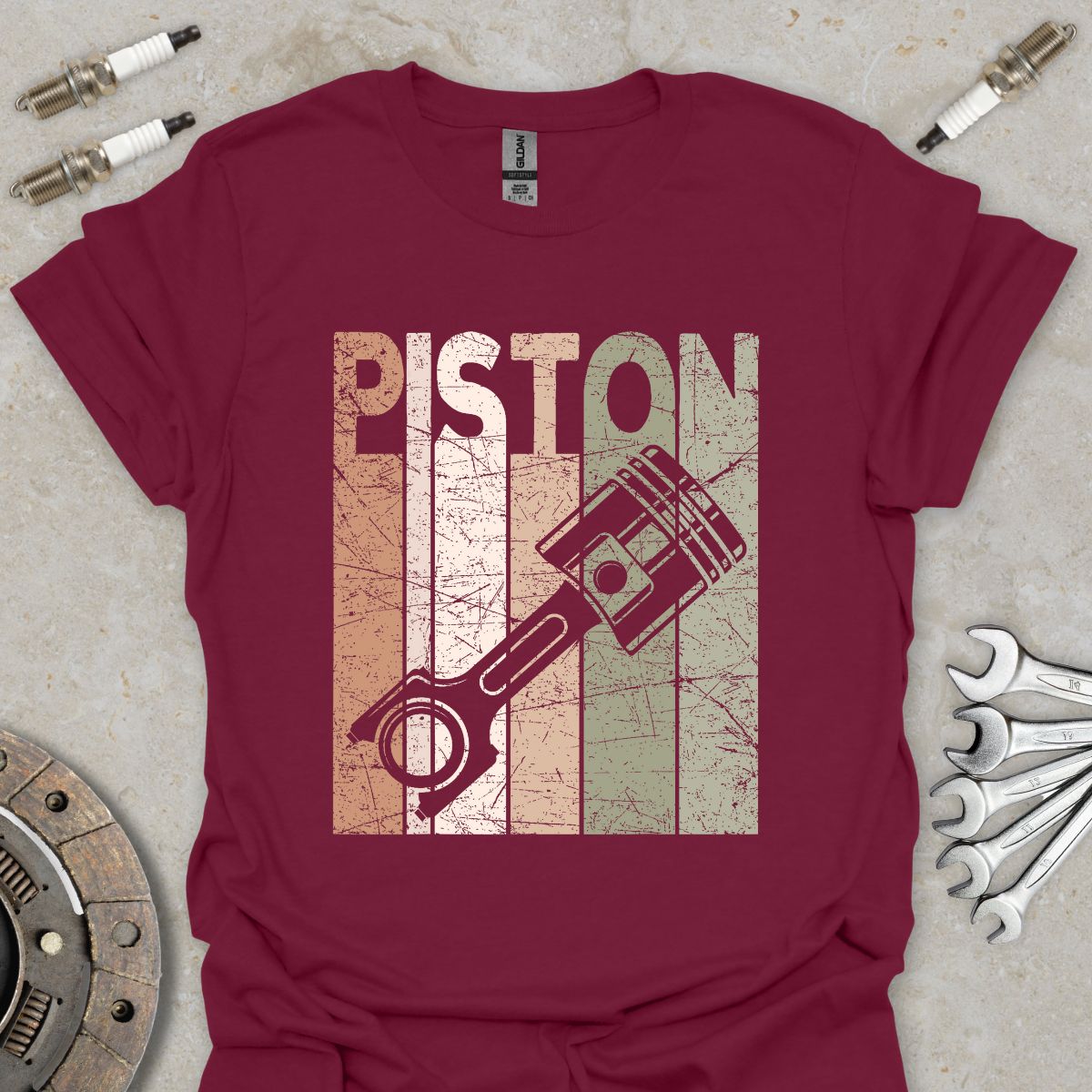 Retro Piston T-Shirt