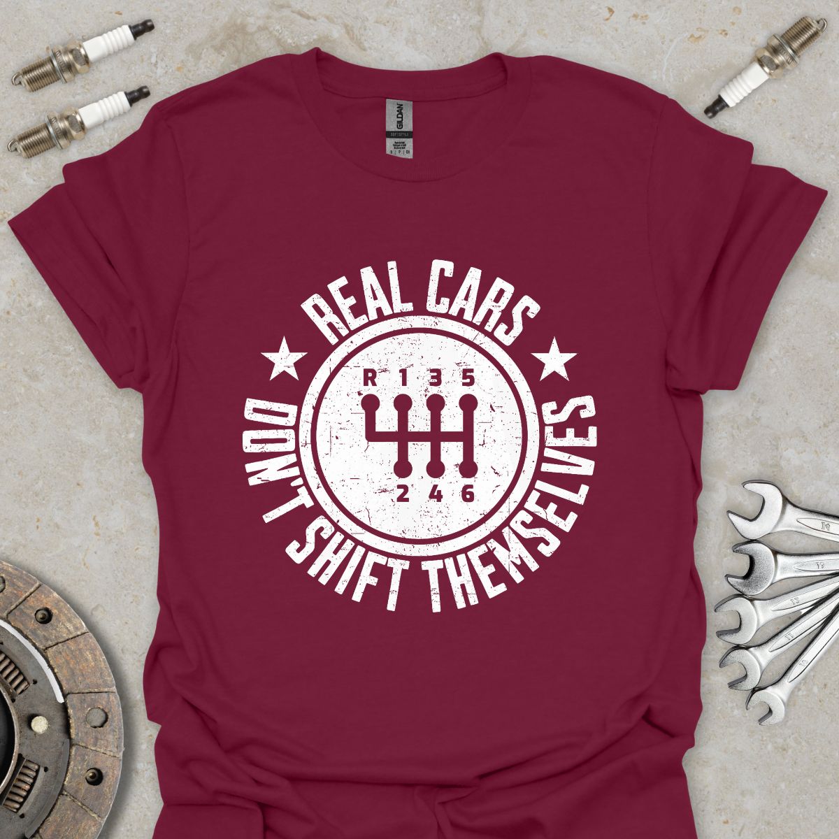 Real Cars don't Shift Themselves T-Shirt