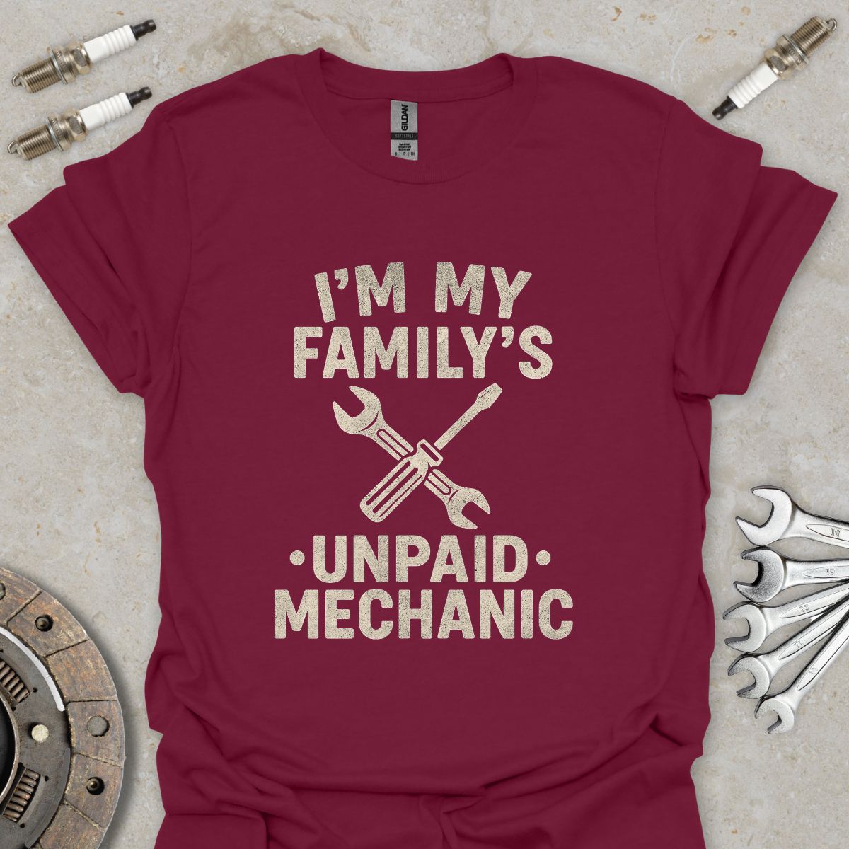 I'm My Family's unpaid Mechanic T-Shirt