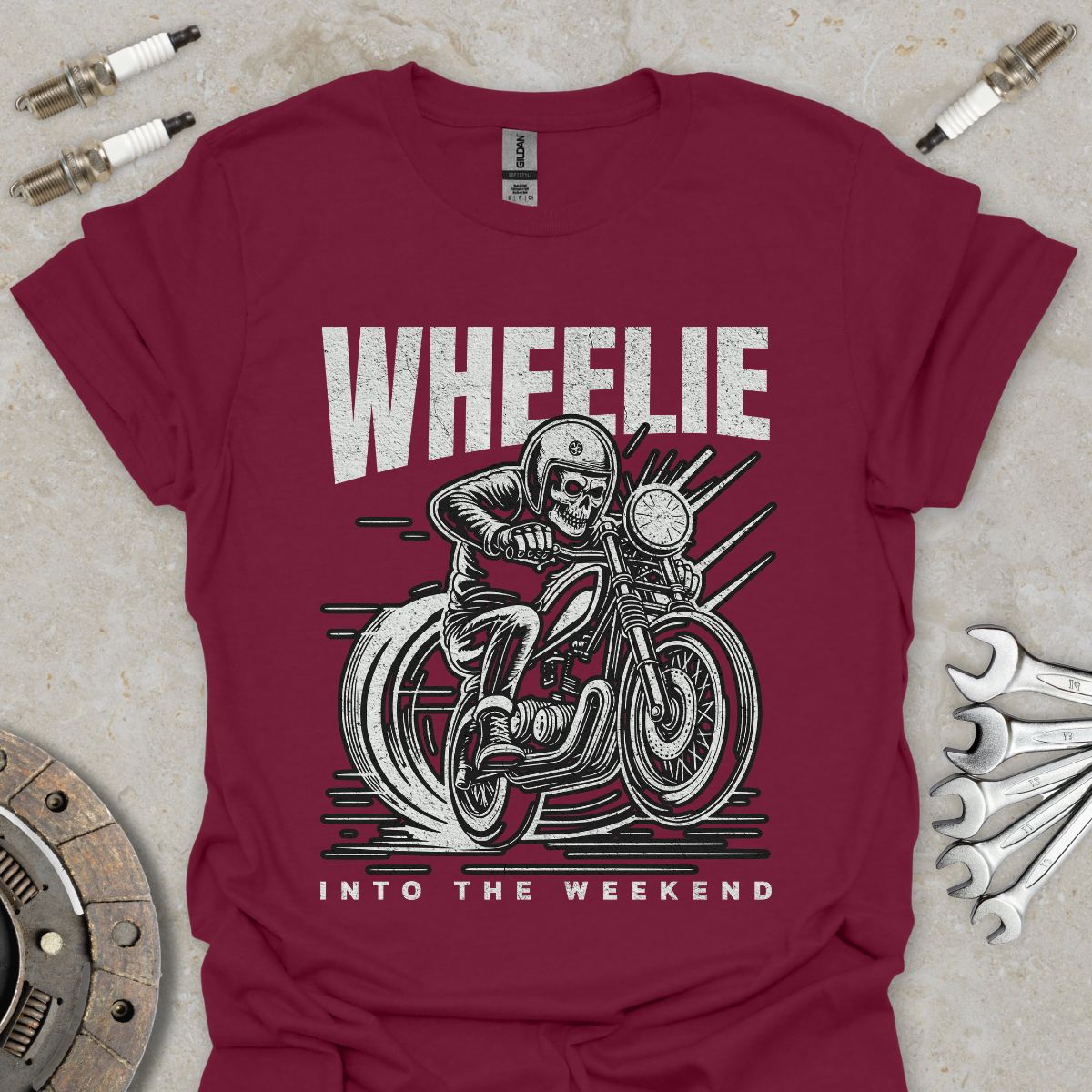 Wheelie into The Weekend T-Shirt