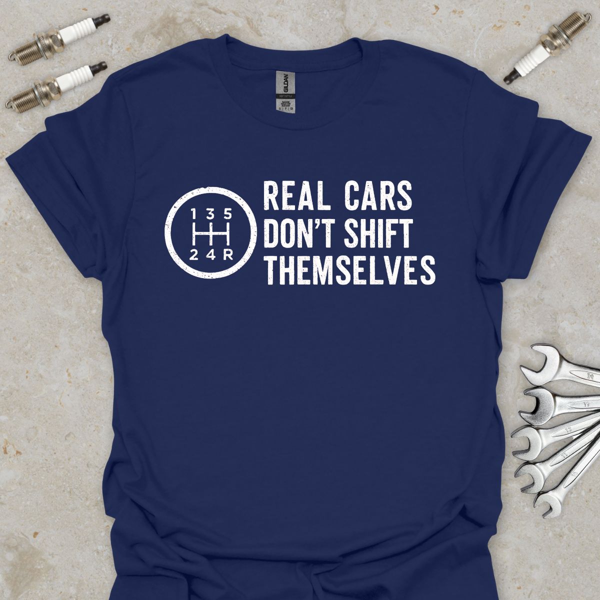 Real Cars don't Shift Themselves T-Shirt
