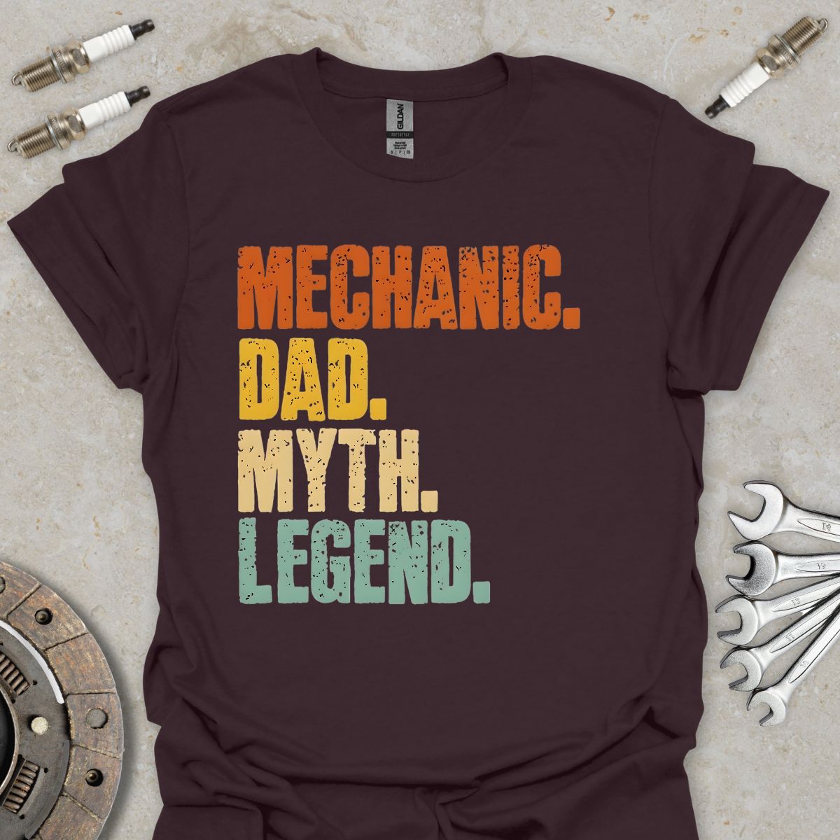 Mechanic. Dad. Myth. Legend. T-Shirt