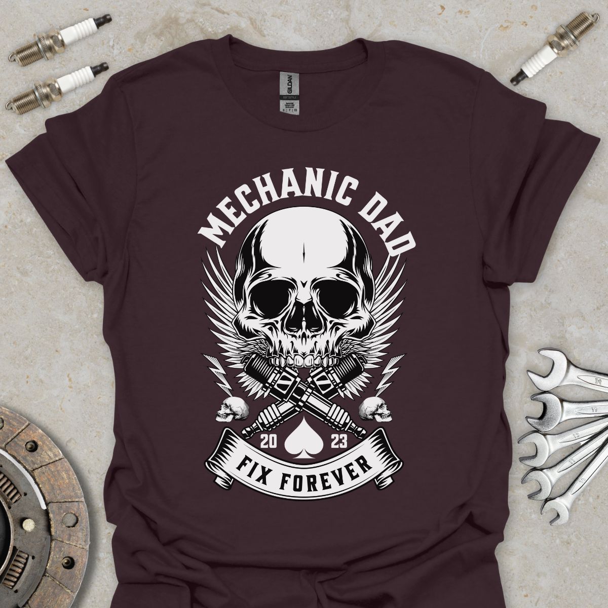 Mechanic Dad - Fix Forever T-Shirt
