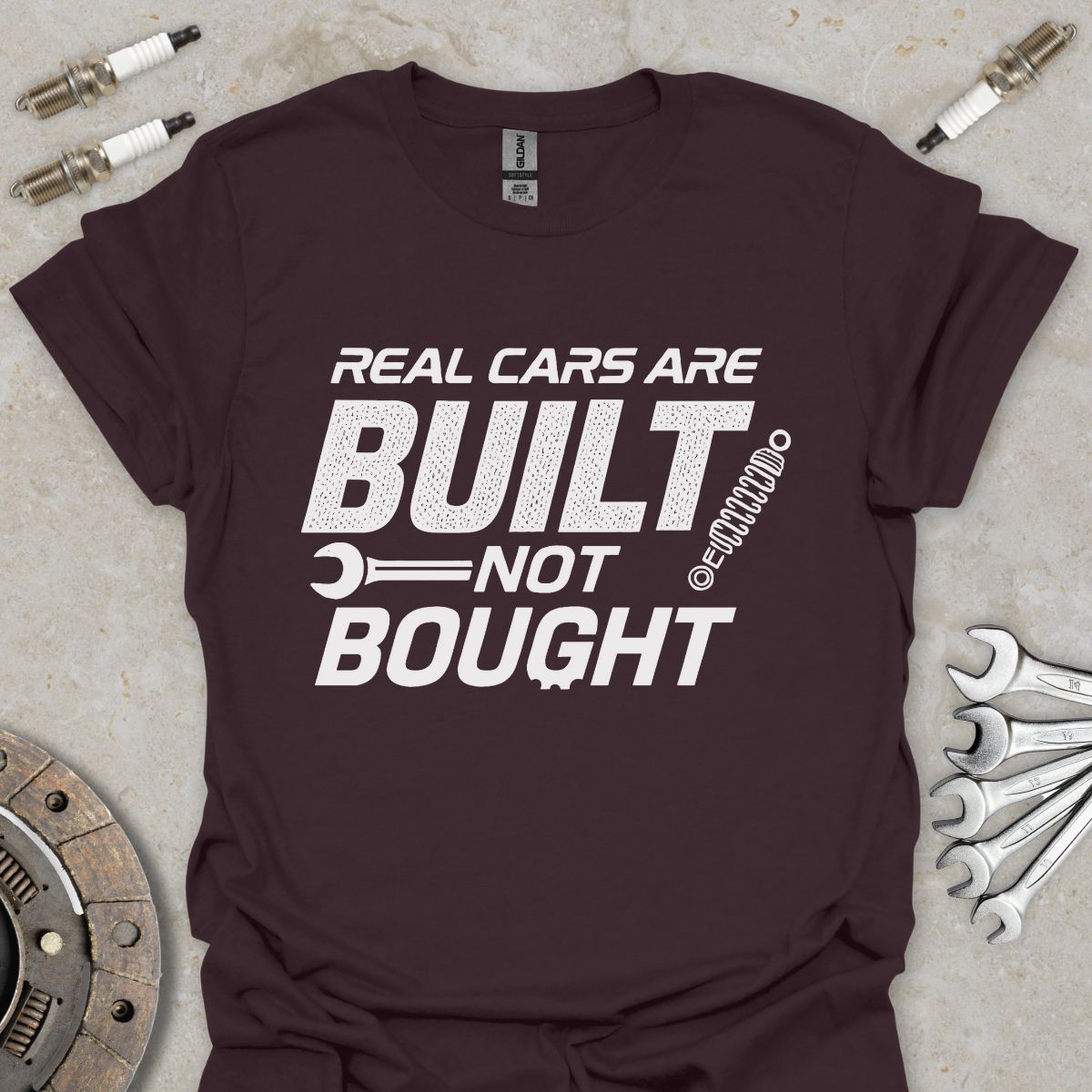 Real Cars are Built not Bought T-Shirt