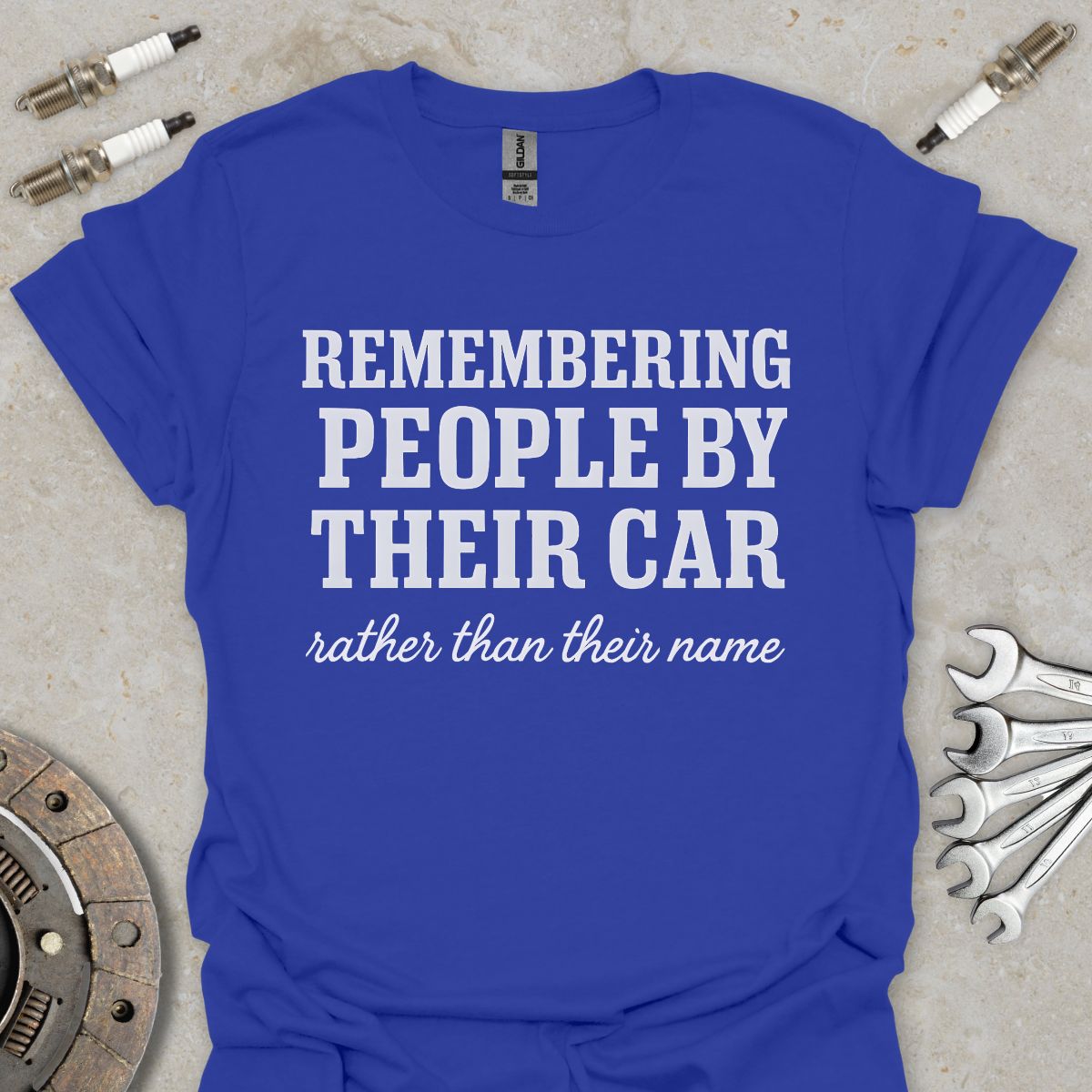 Remembering People by their Car T-Shirt