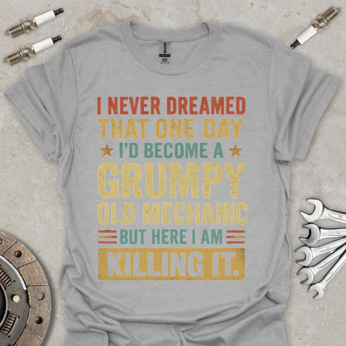 Grumpy Old Mechanic T-Shirt