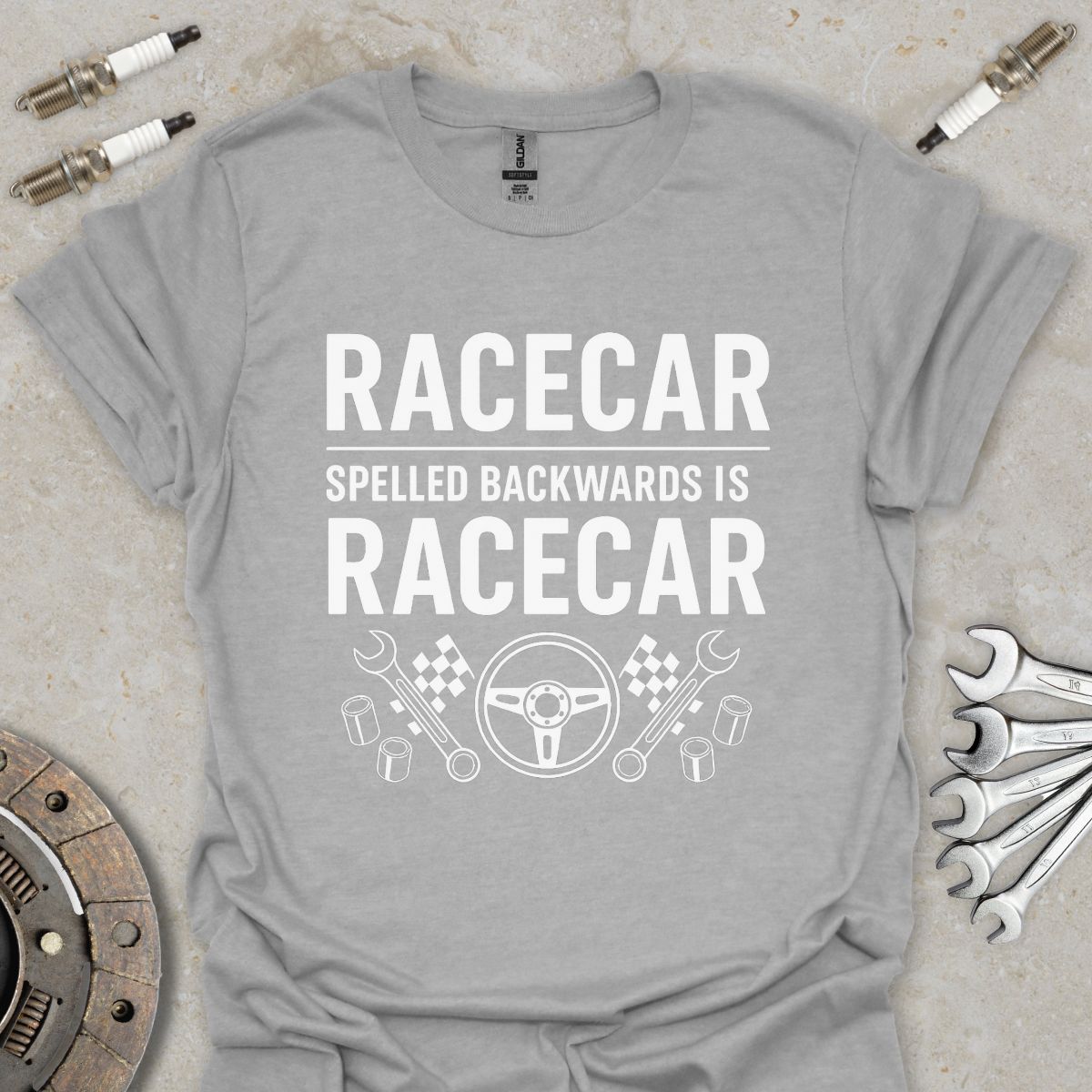 Racecar spelled backwards is Racecar T-Shirt