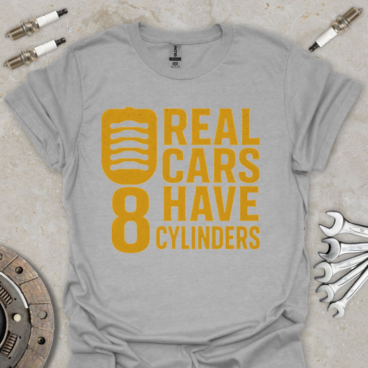 Real Cars have 8 Cylinders T-Shirt