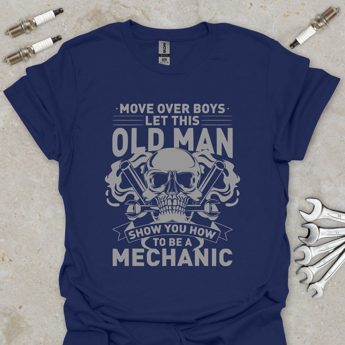 Let this Old Man show You how to be a Mechanic T-Shirt