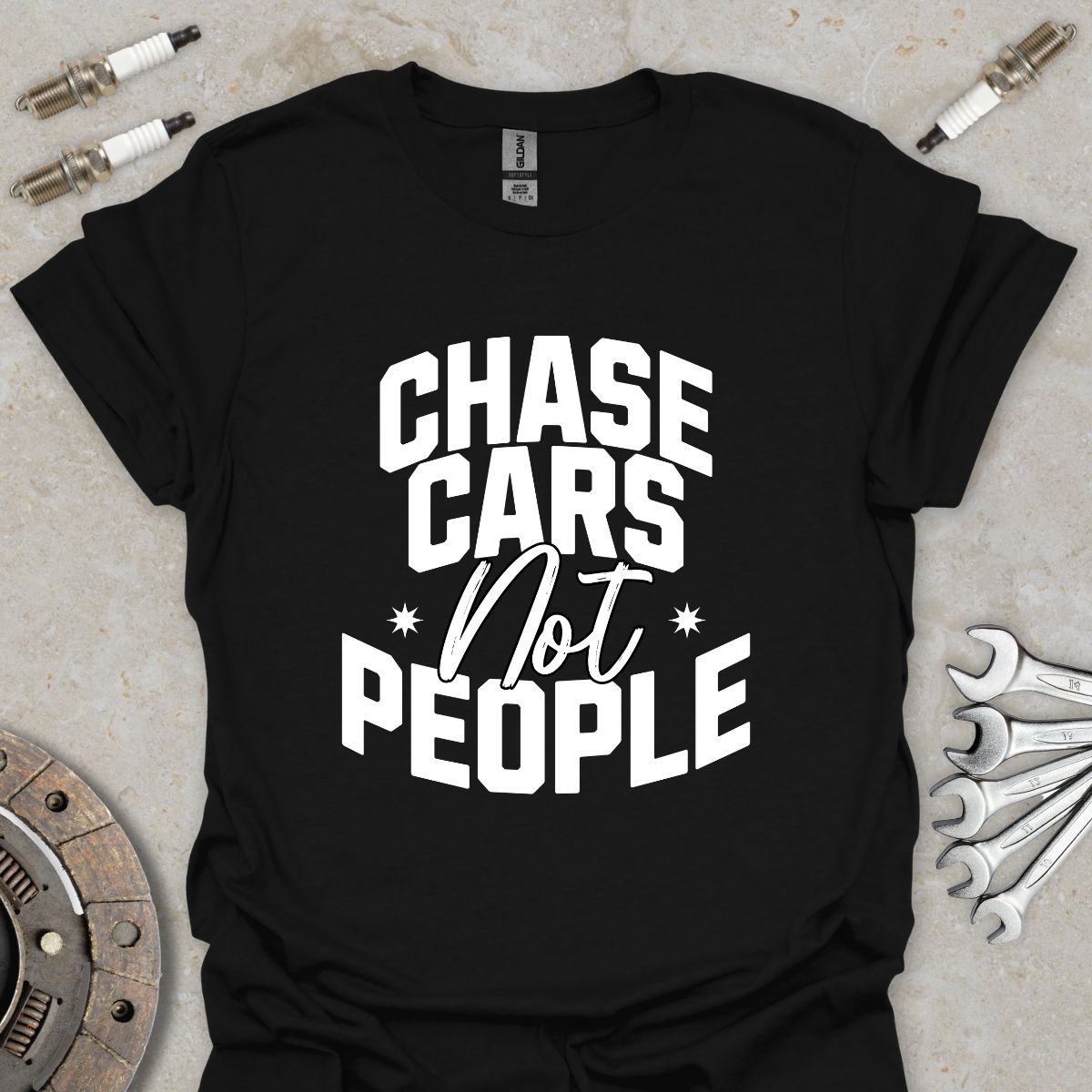 Chase Cars not People T-Shirt