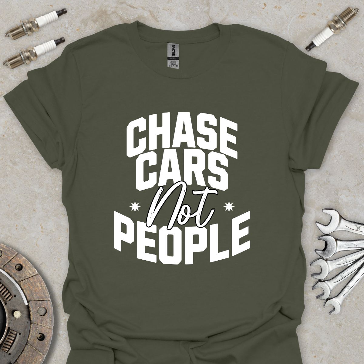 Chase Cars not People T-Shirt