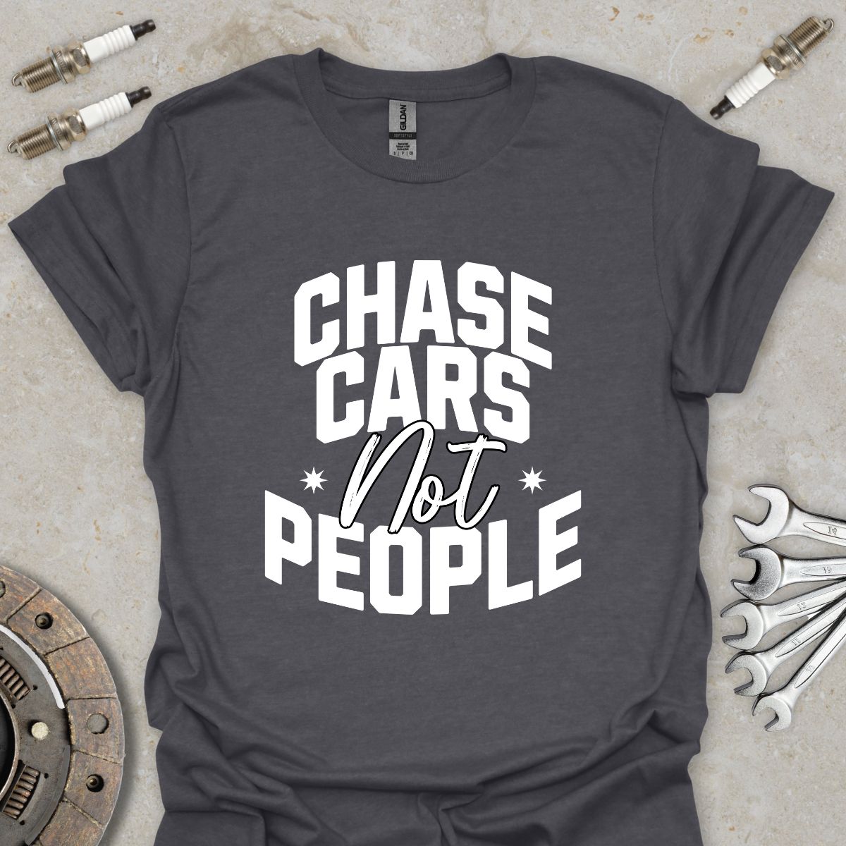 Chase Cars not People T-Shirt