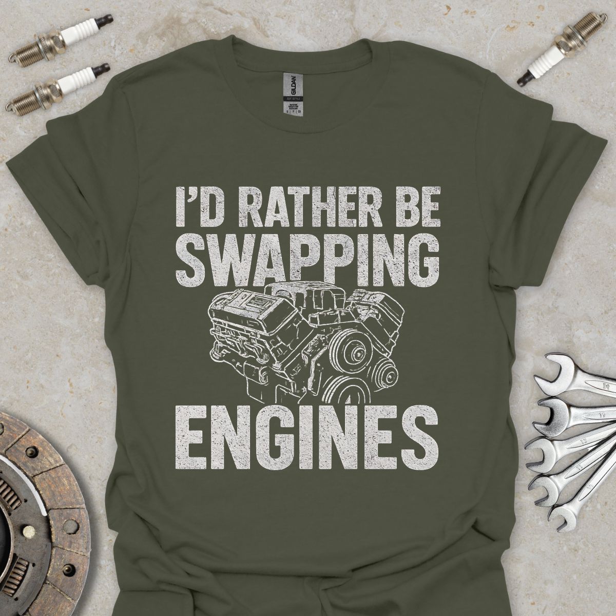 I'd Rather be Swapping Engines T-Shirt