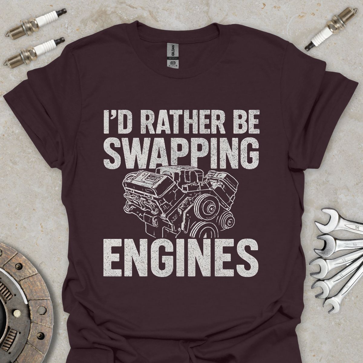 I'd Rather be Swapping Engines T-Shirt