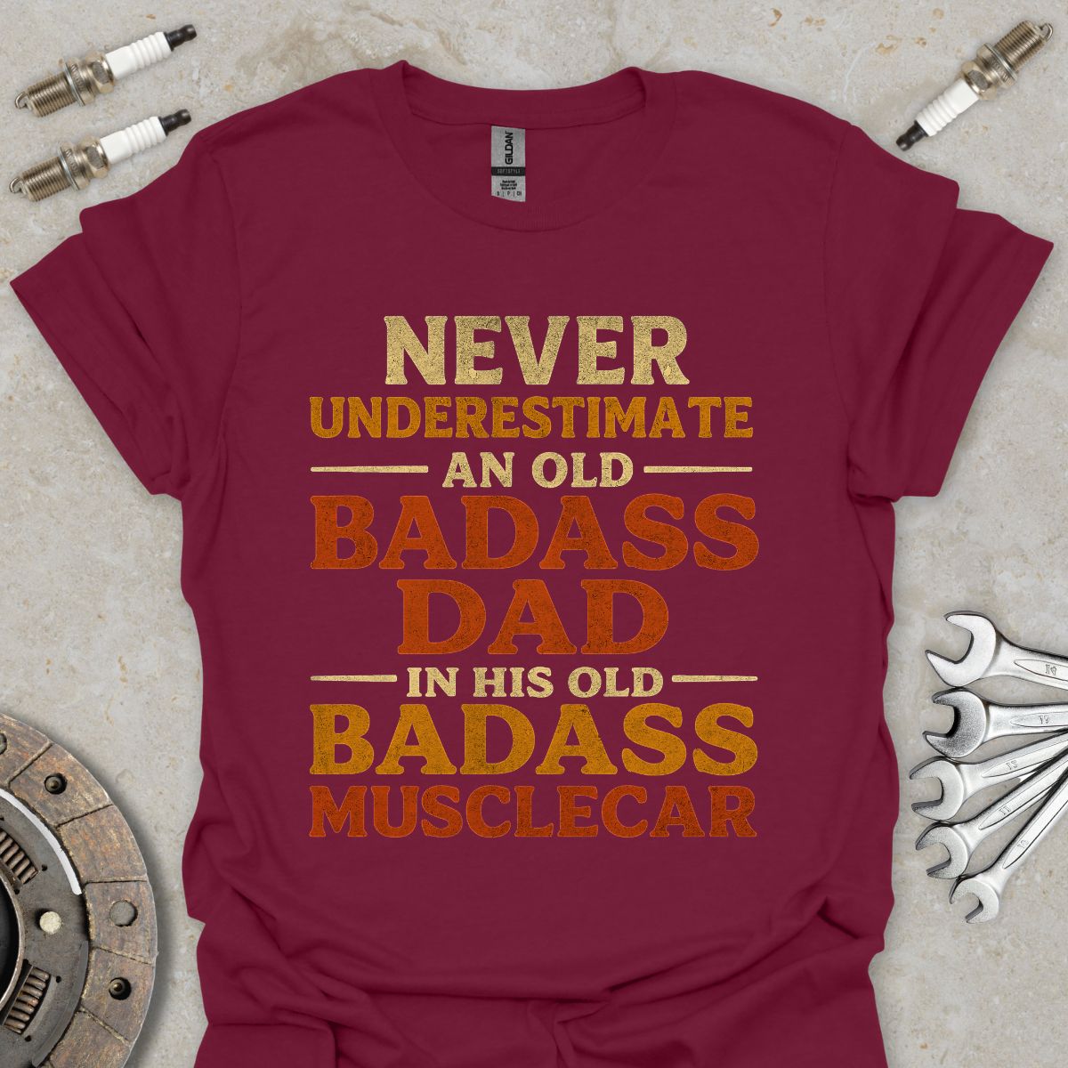 Never Underestimate an Old Dad T-Shirt