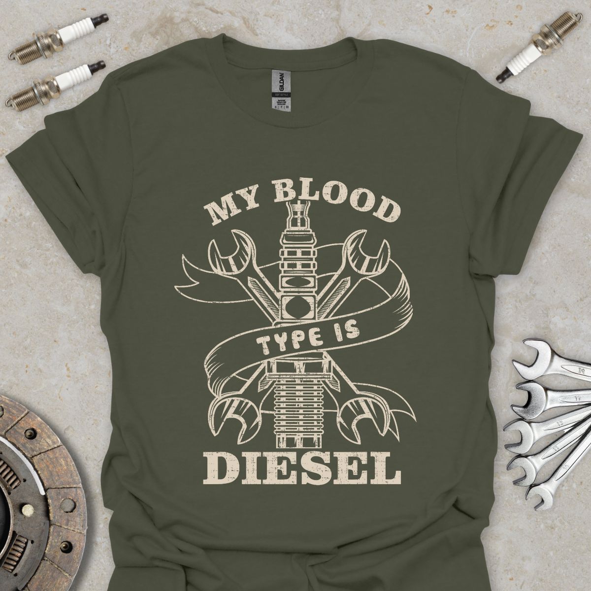My Blood Type is Diesel T-Shirt