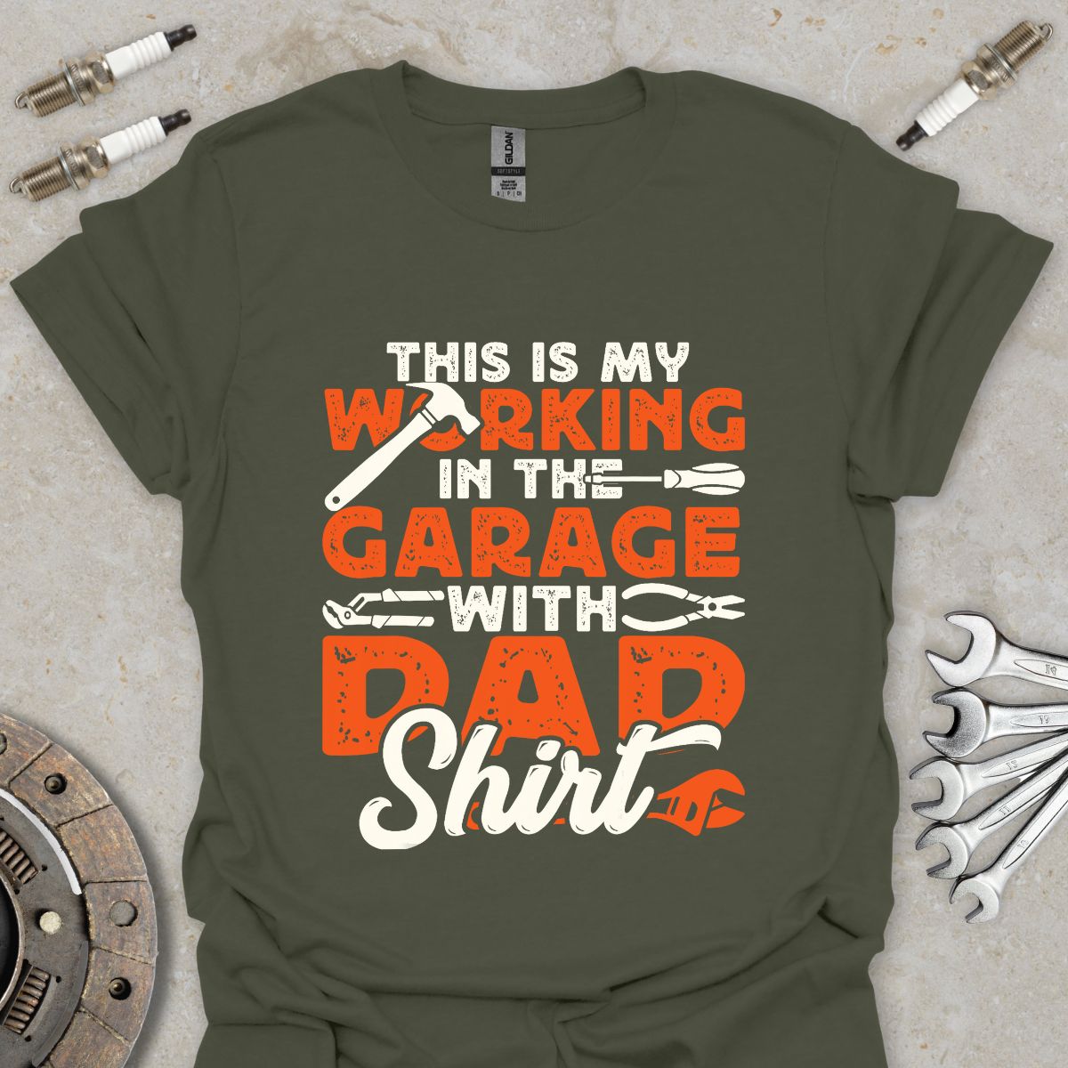 This is my Working in The Garage with Dad Shirt T-Shirt