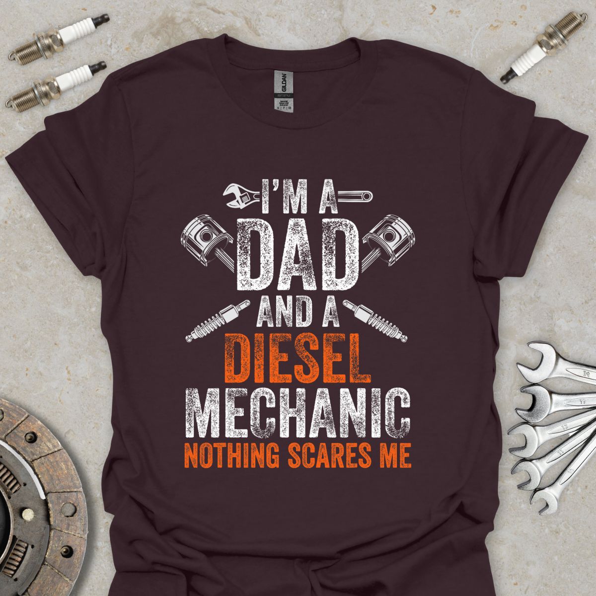 I'm a Dad and a Diesel Mechanic T-Shirt