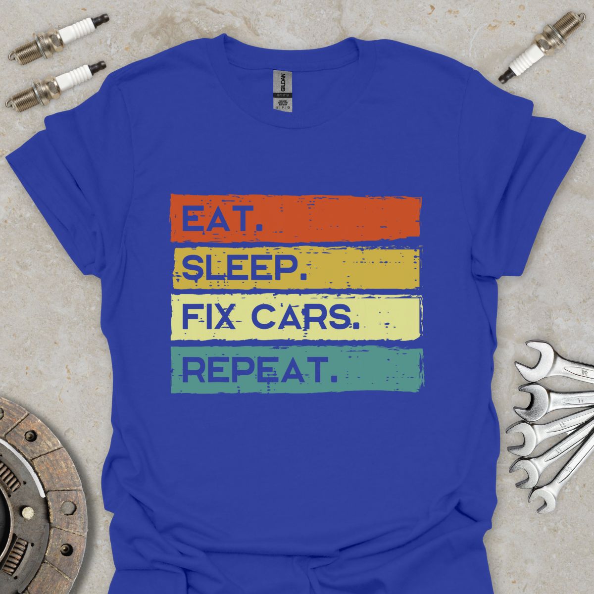 Eat. Sleep. Fix Cars. Repeat. T-Shirt