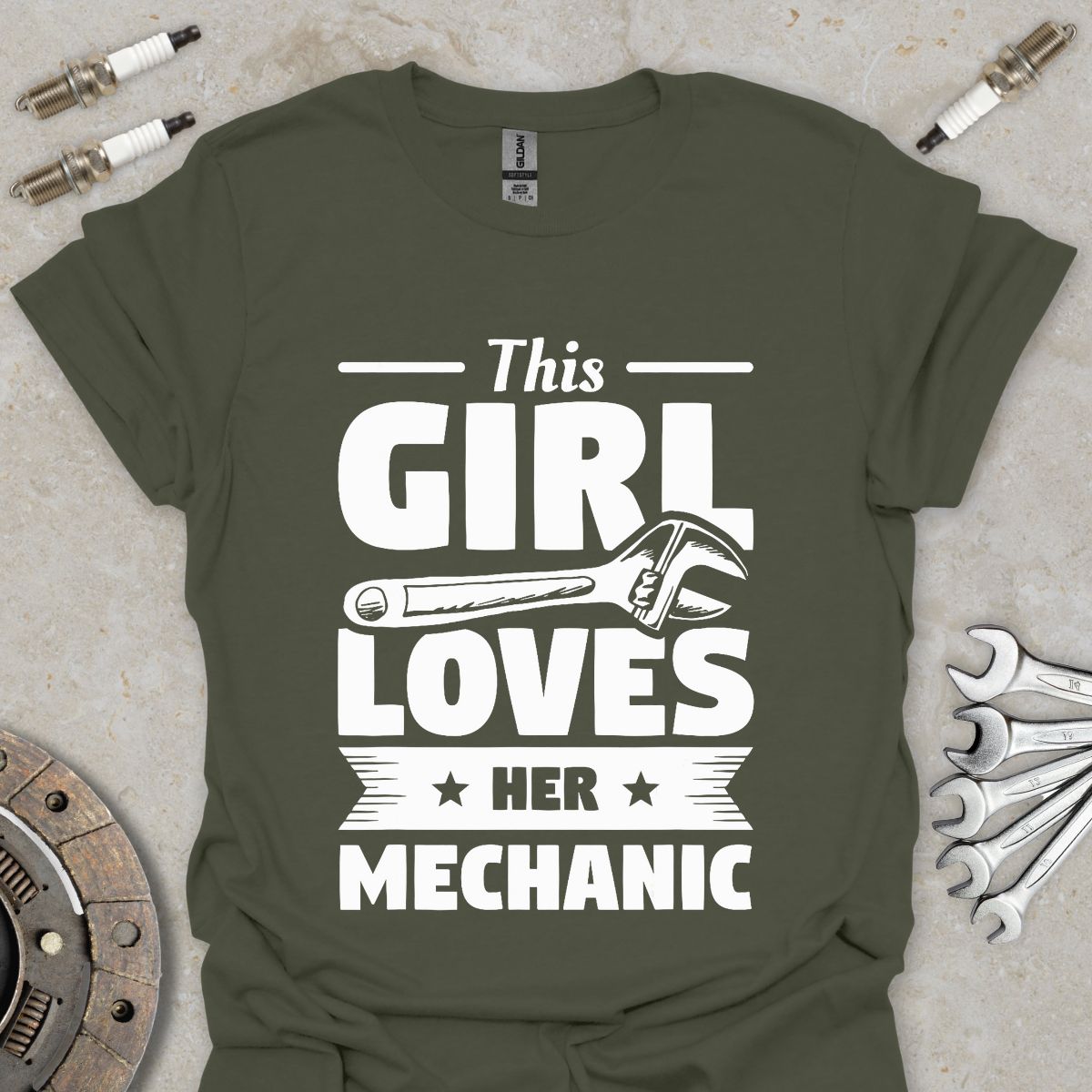 This Girl Loves her Mechanic T-Shirt
