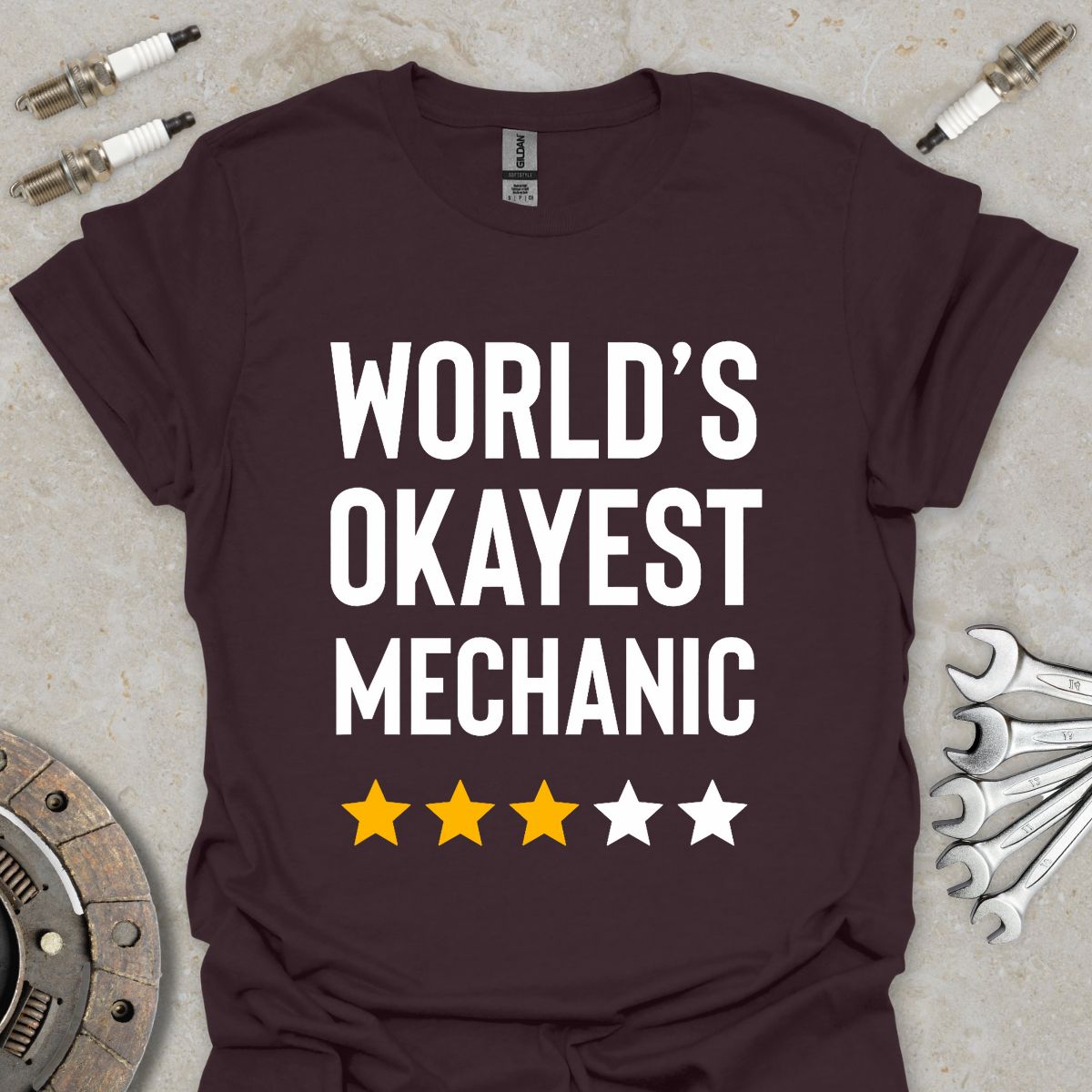 World's okayest Mechanic T-Shirt