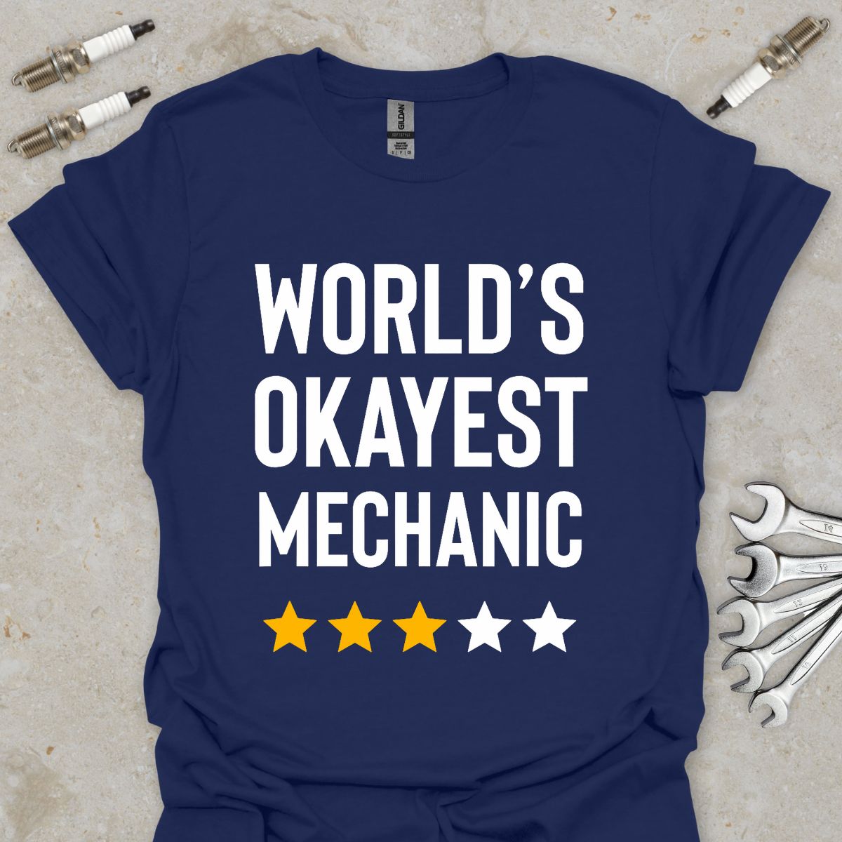 World's okayest Mechanic T-Shirt