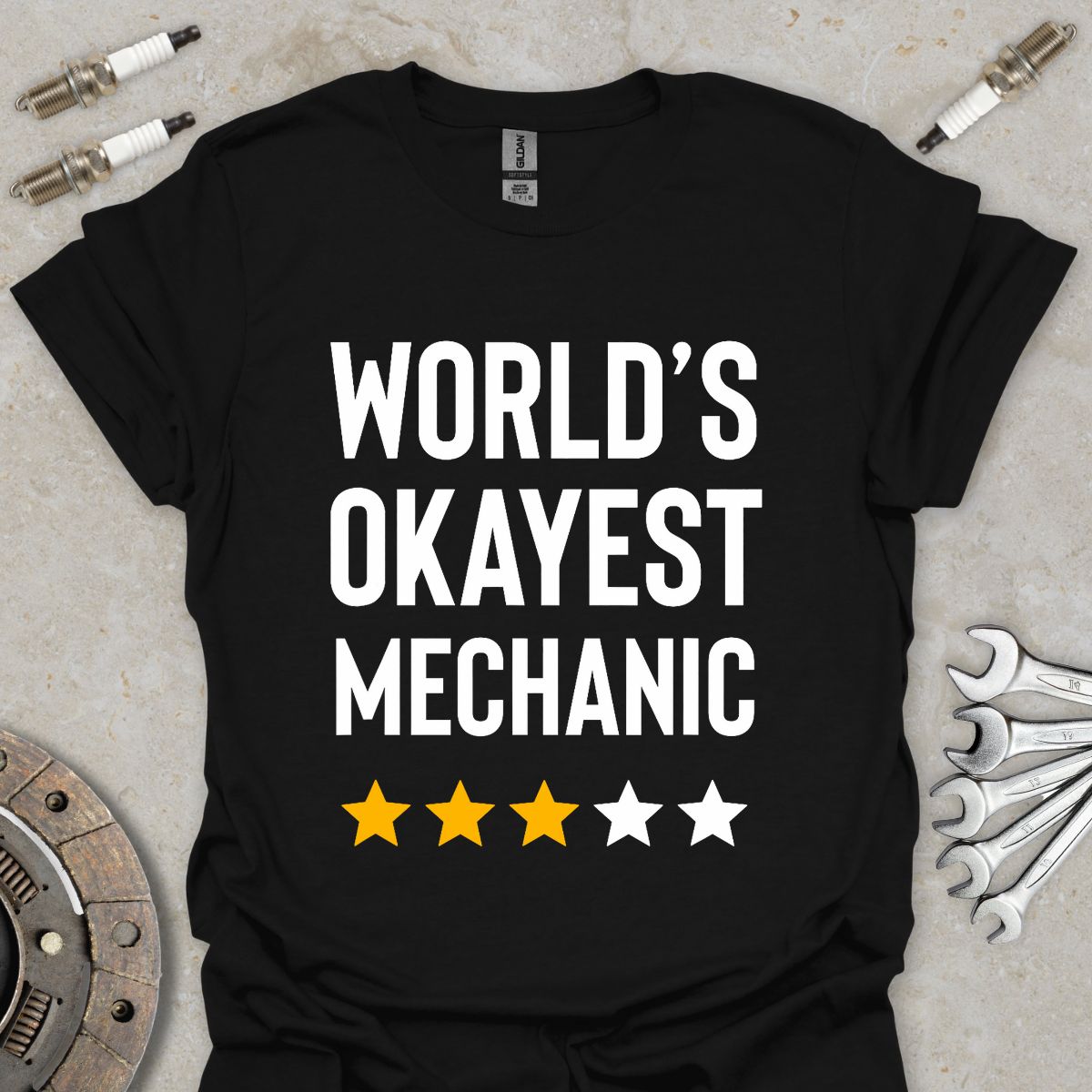 World's okayest Mechanic T-Shirt