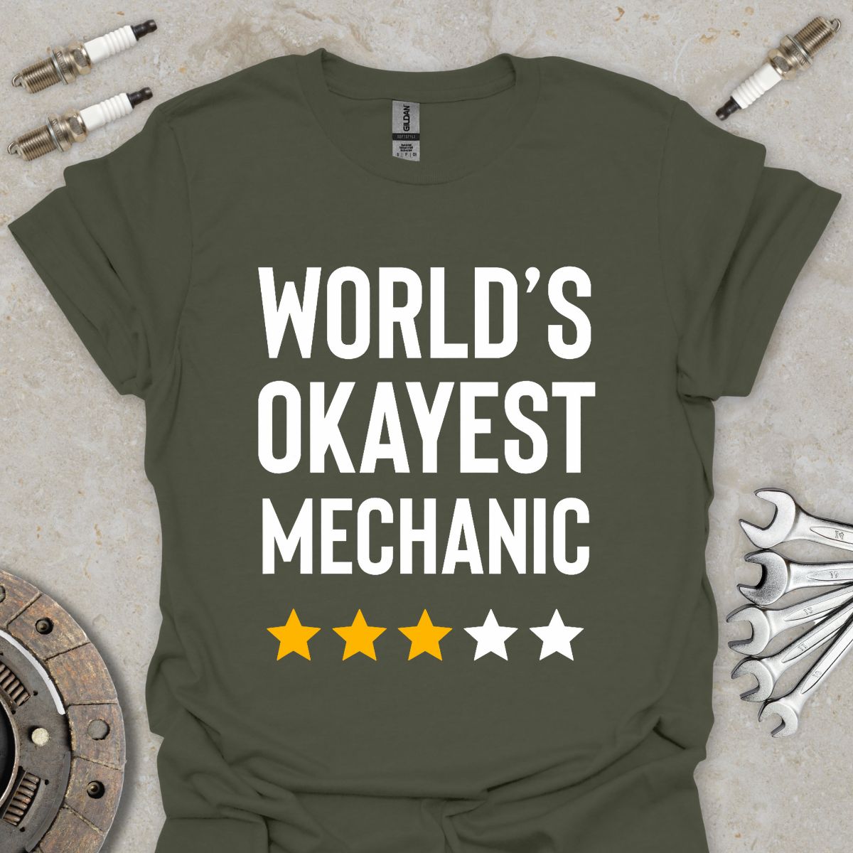 World's okayest Mechanic T-Shirt