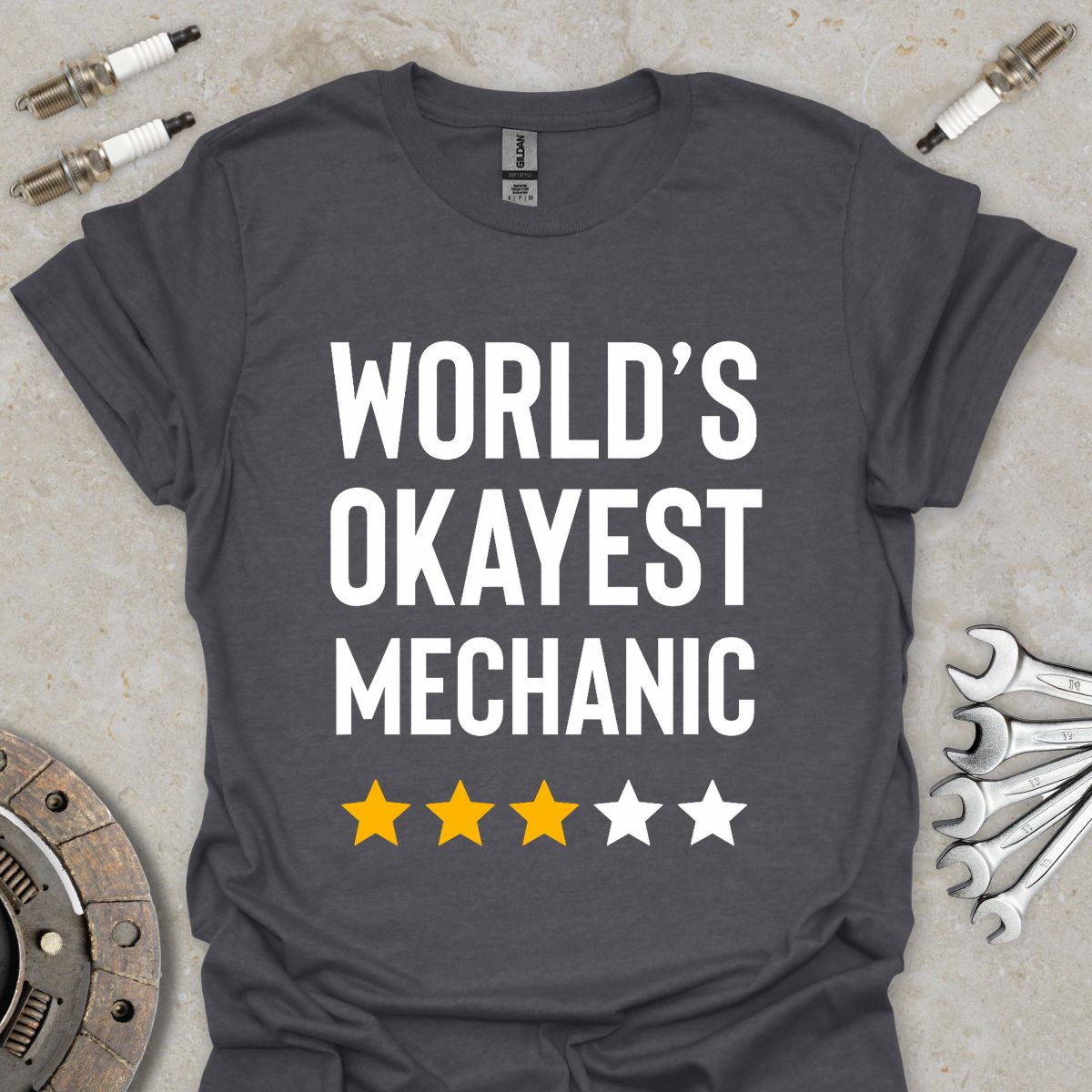 World's okayest Mechanic T-Shirt