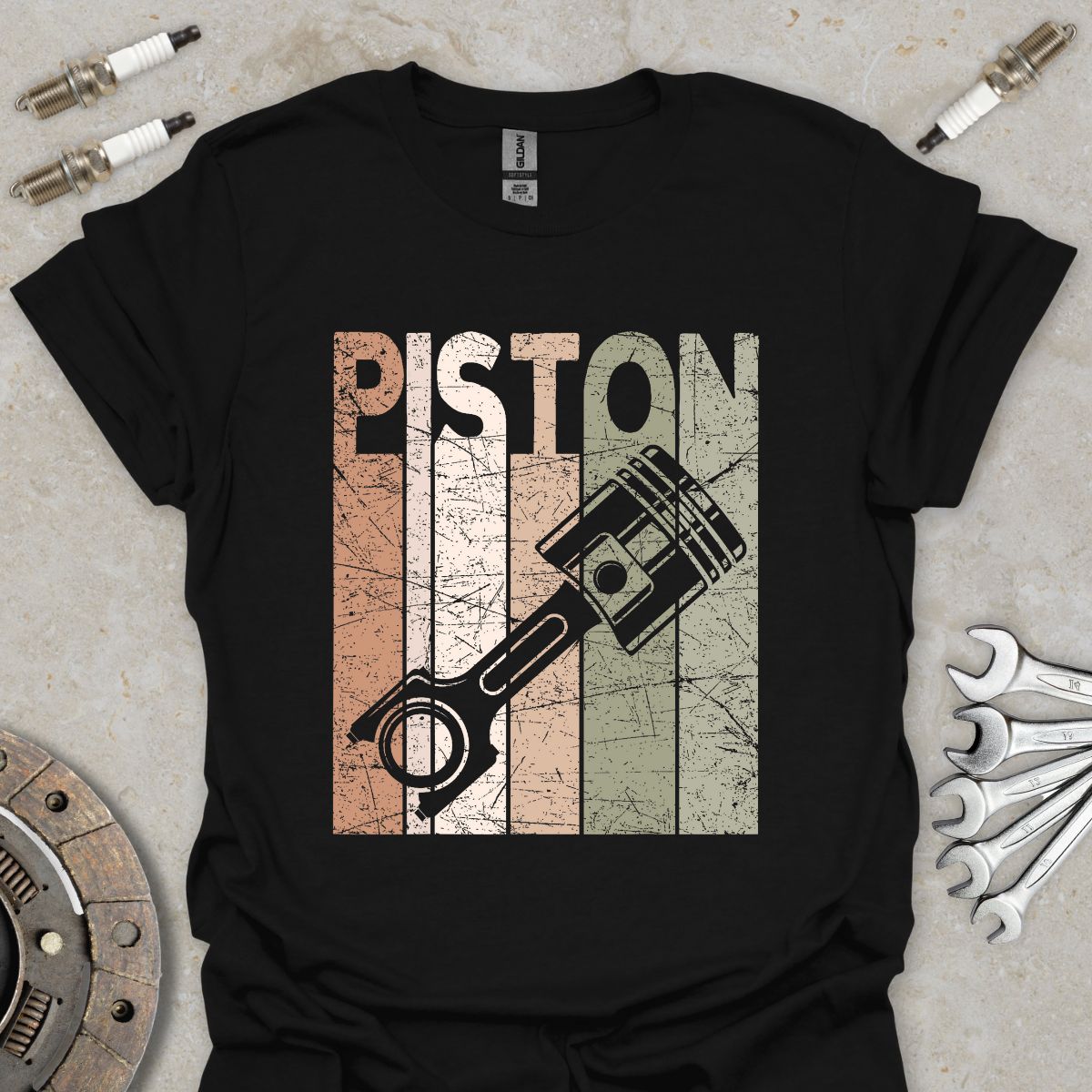 Retro Piston T-Shirt