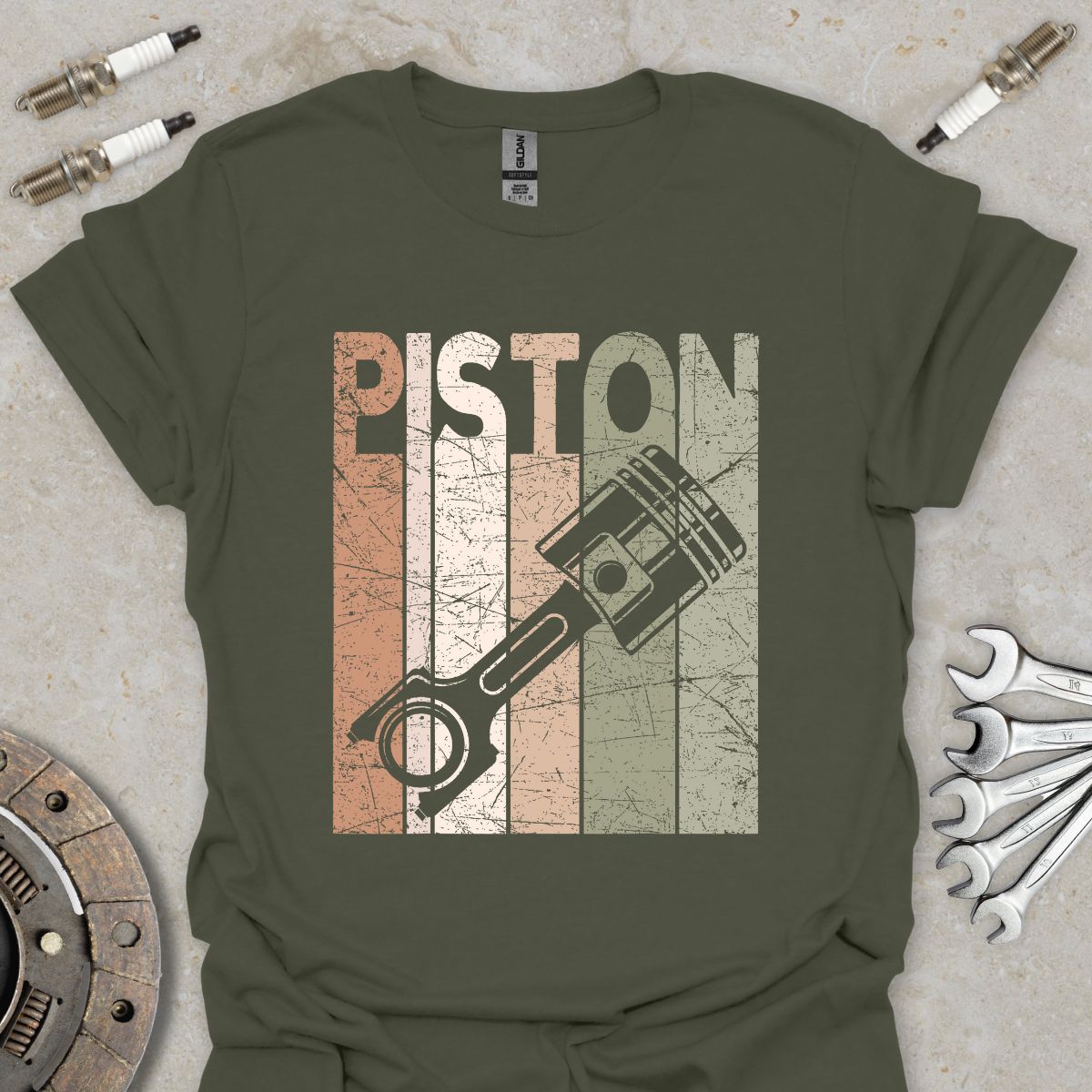 Retro Piston T-Shirt