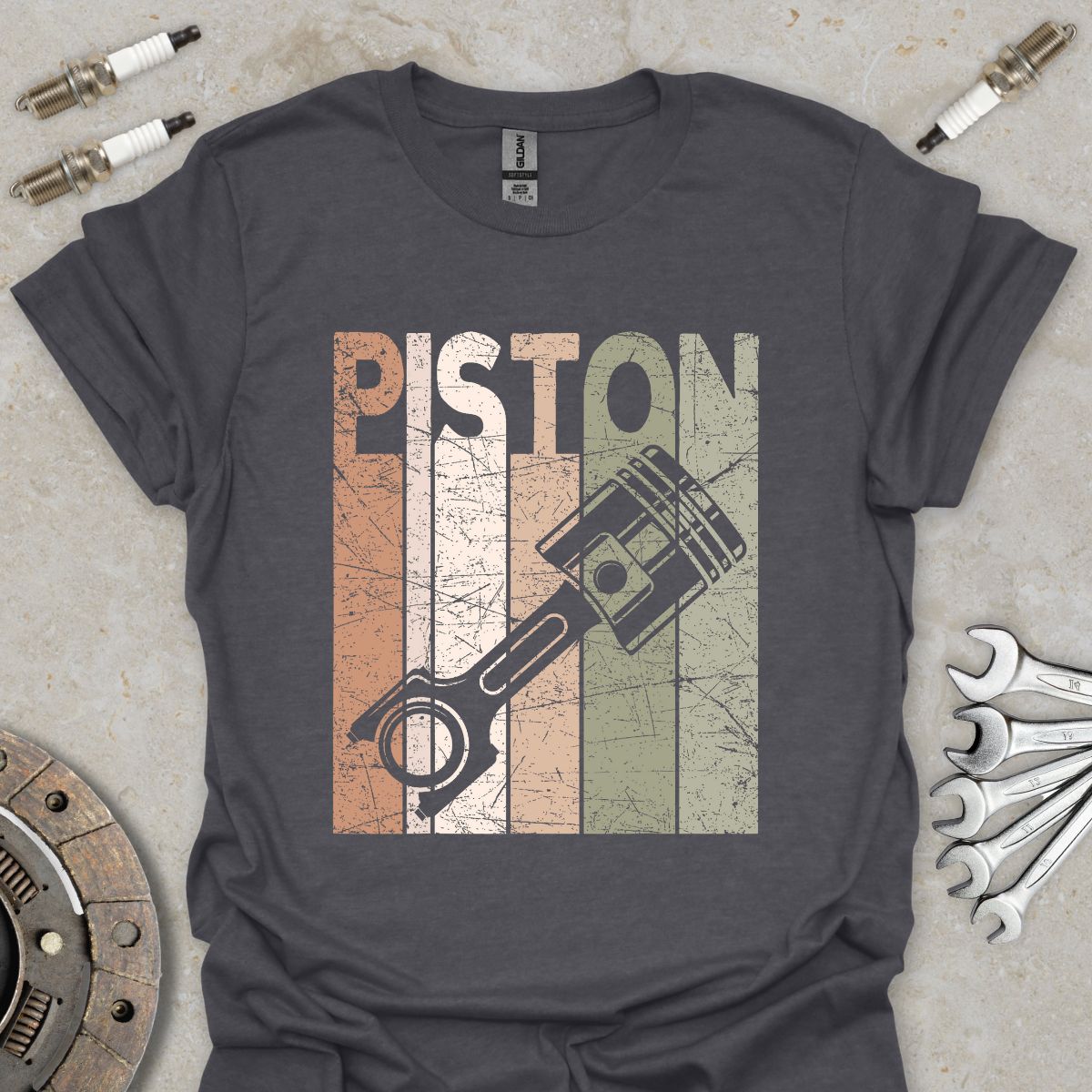 Retro Piston T-Shirt
