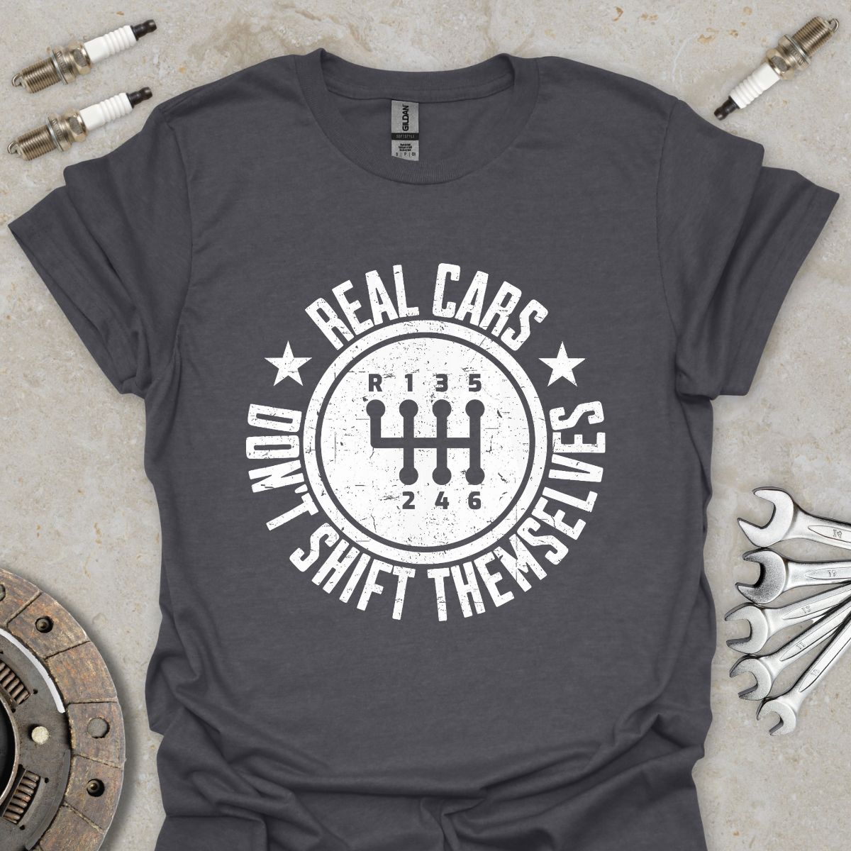 Real Cars don't Shift Themselves T-Shirt