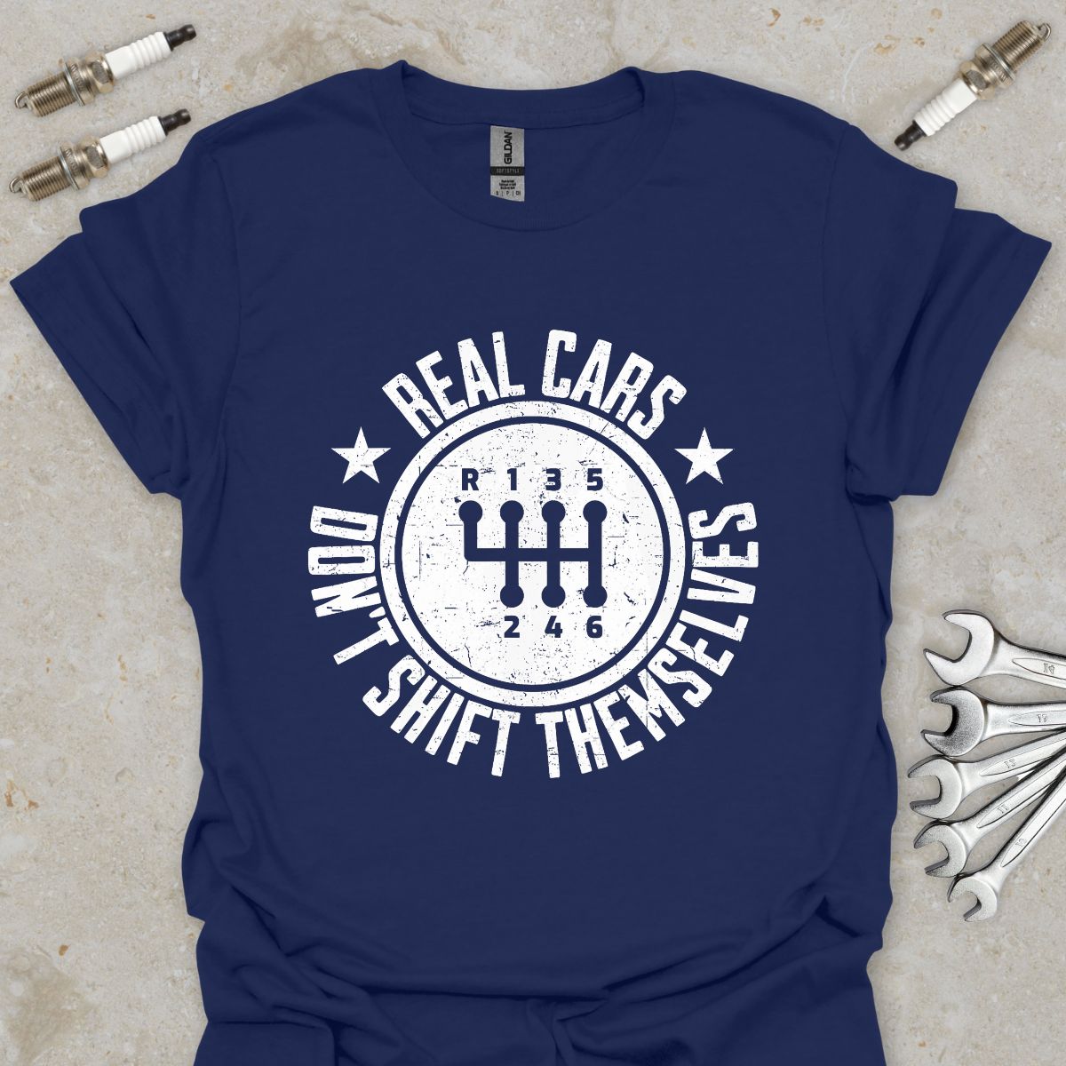 Real Cars don't Shift Themselves T-Shirt