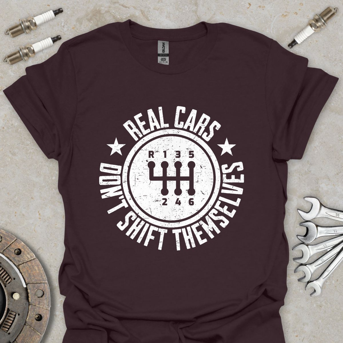 Real Cars don't Shift Themselves T-Shirt