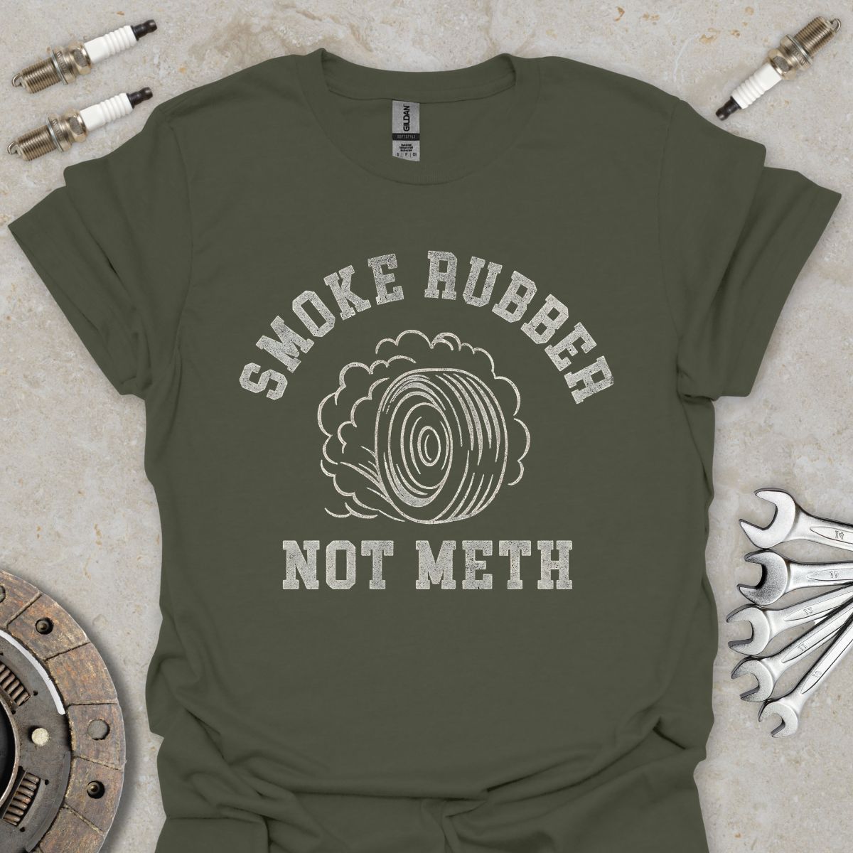 Smoke Rubber not Meth T-Shirt