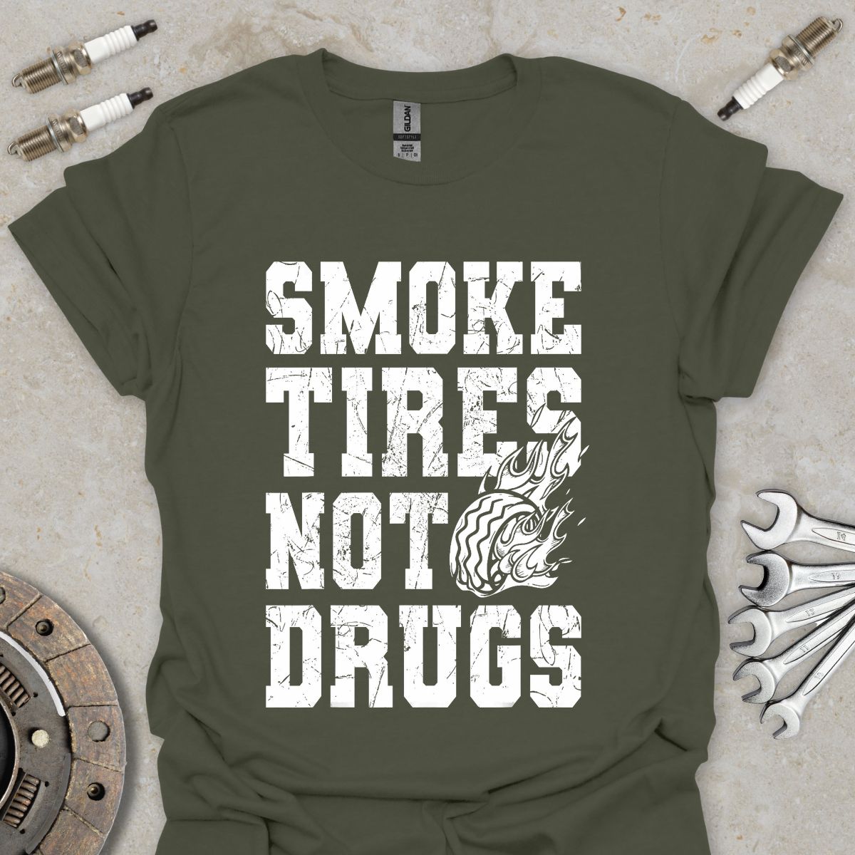 Smoke Tires not Drugs T-Shirt