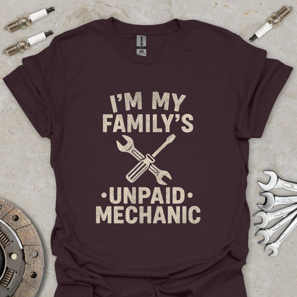 I'm My Family's unpaid Mechanic T-Shirt