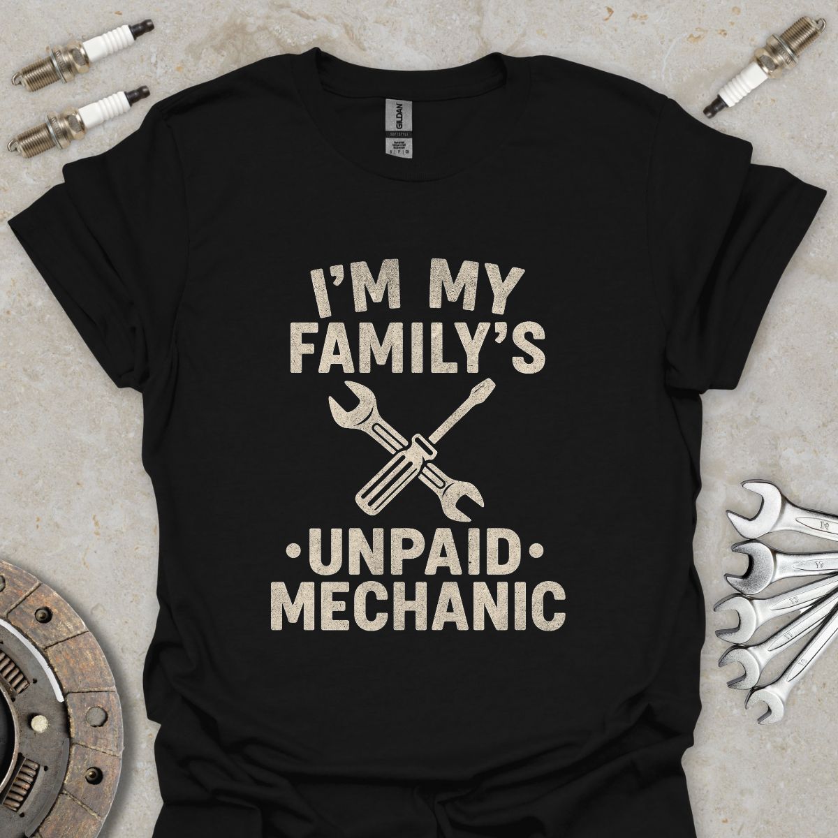 I'm My Family's unpaid Mechanic T-Shirt