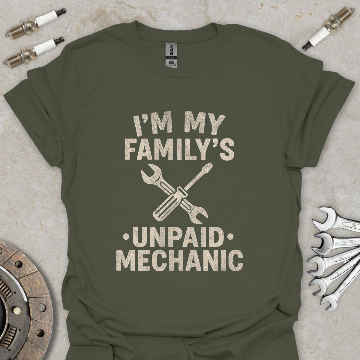 I'm My Family's unpaid Mechanic T-Shirt