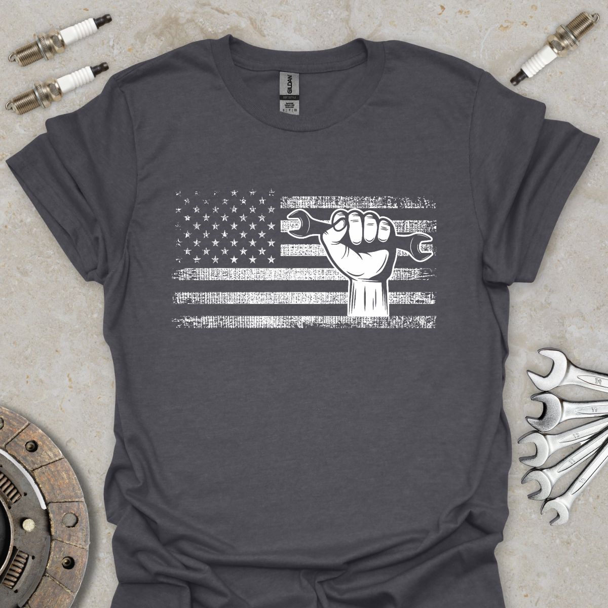 Proud American Mechanic T-Shirt