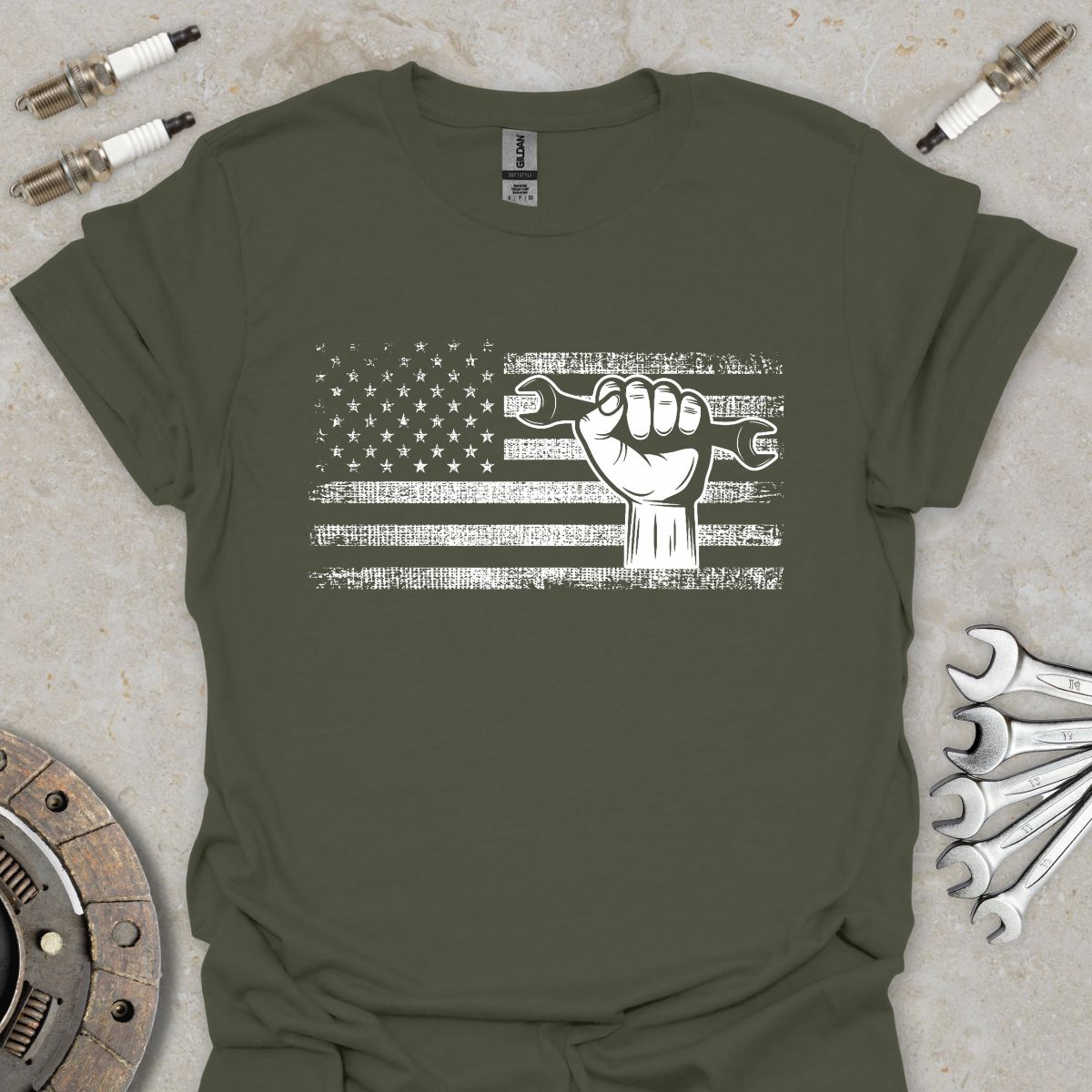Proud American Mechanic T-Shirt