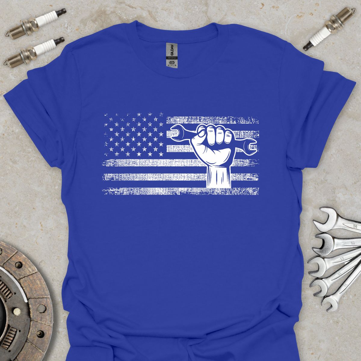 Proud American Mechanic T-Shirt