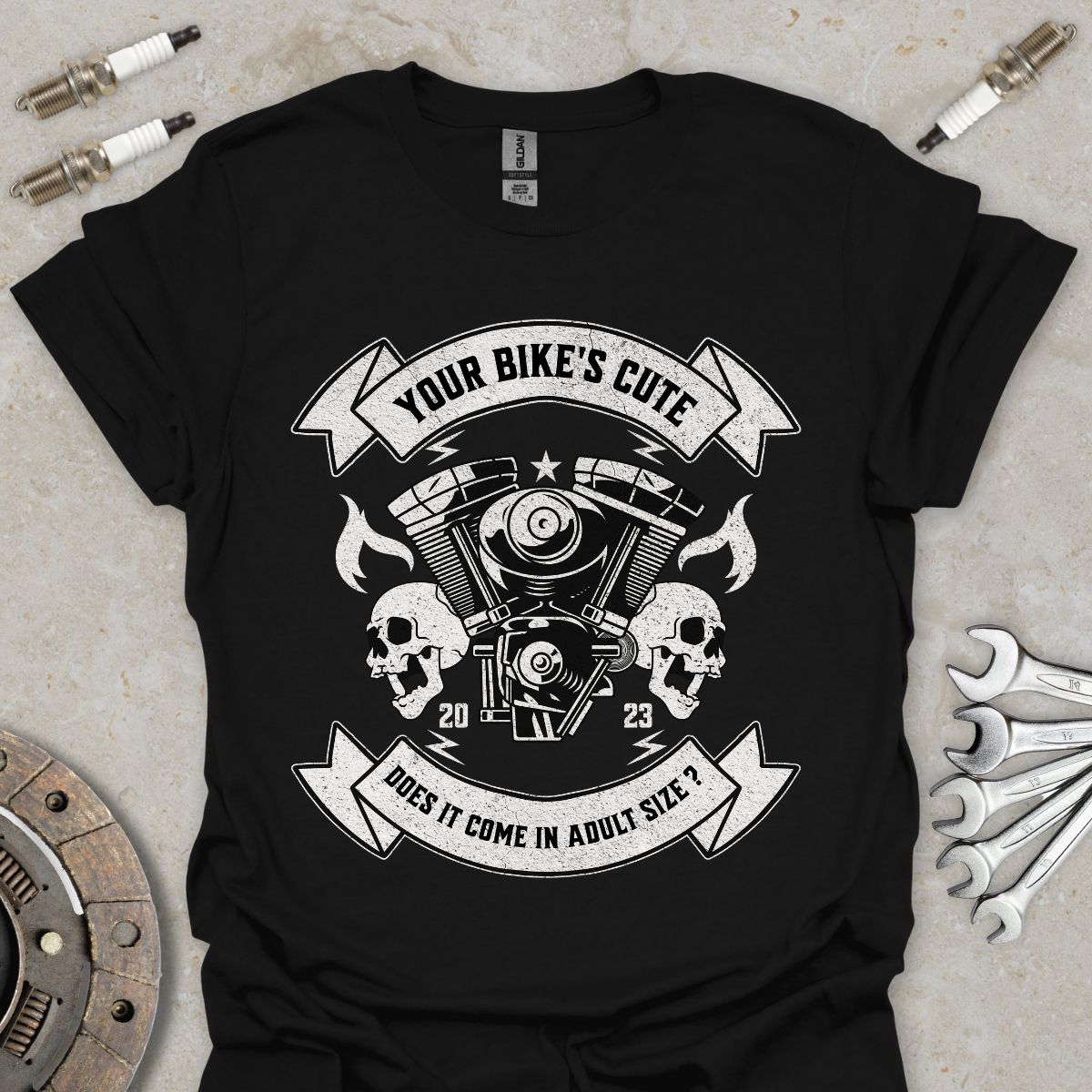 Your Bike's Cute - Does it come in Adult Size ? T-Shirt