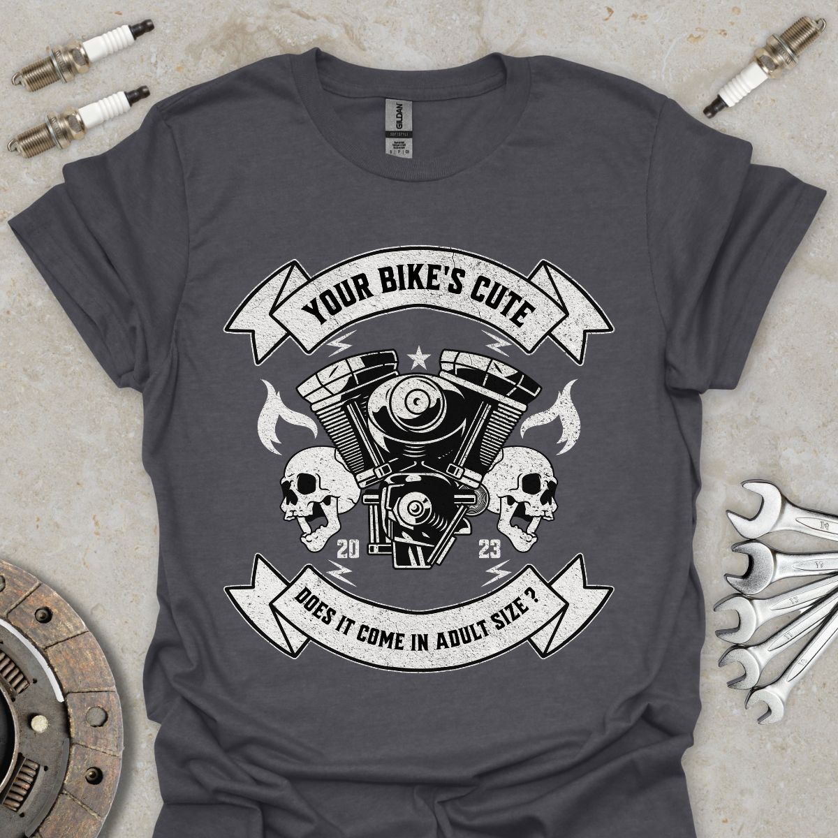 Your Bike's Cute - Does it come in Adult Size ? T-Shirt