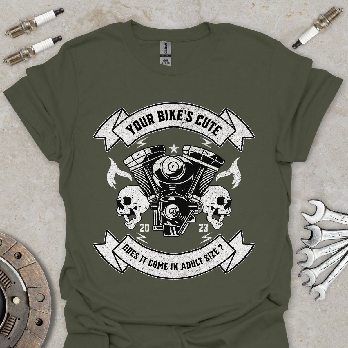 Your Bike's Cute - Does it come in Adult Size ? T-Shirt