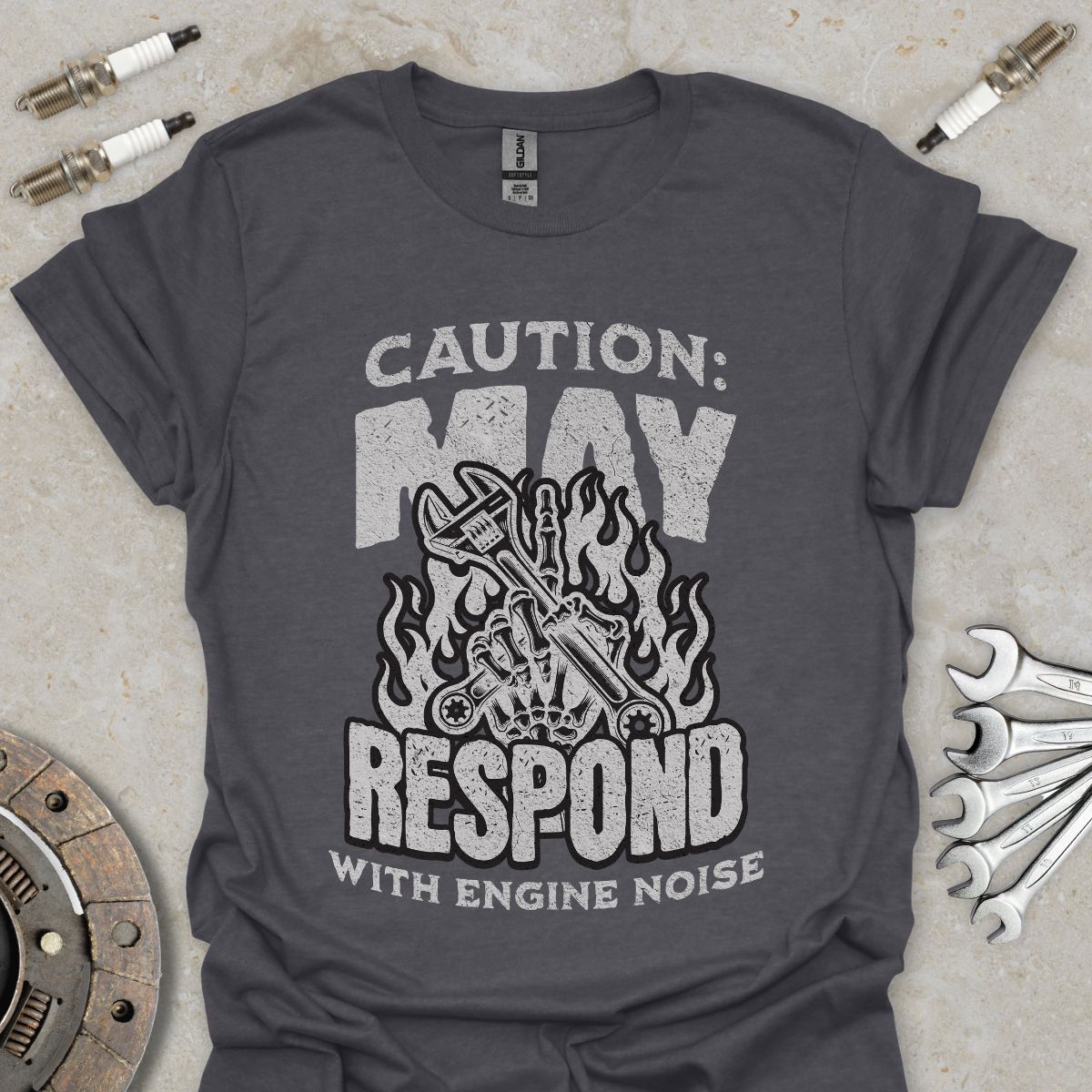 Caution: May Respond with Engine Noise T-Shirt