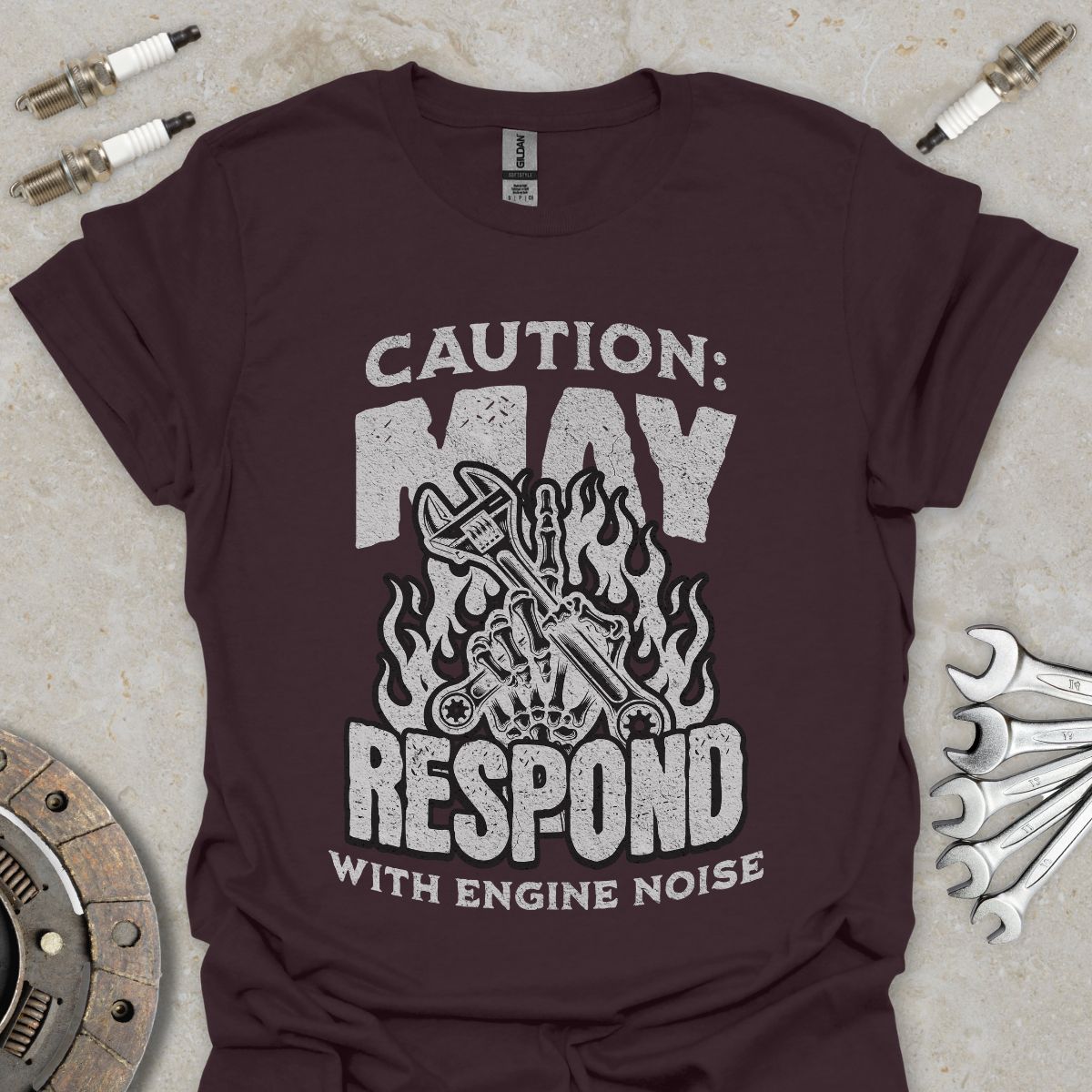 Caution: May Respond with Engine Noise T-Shirt