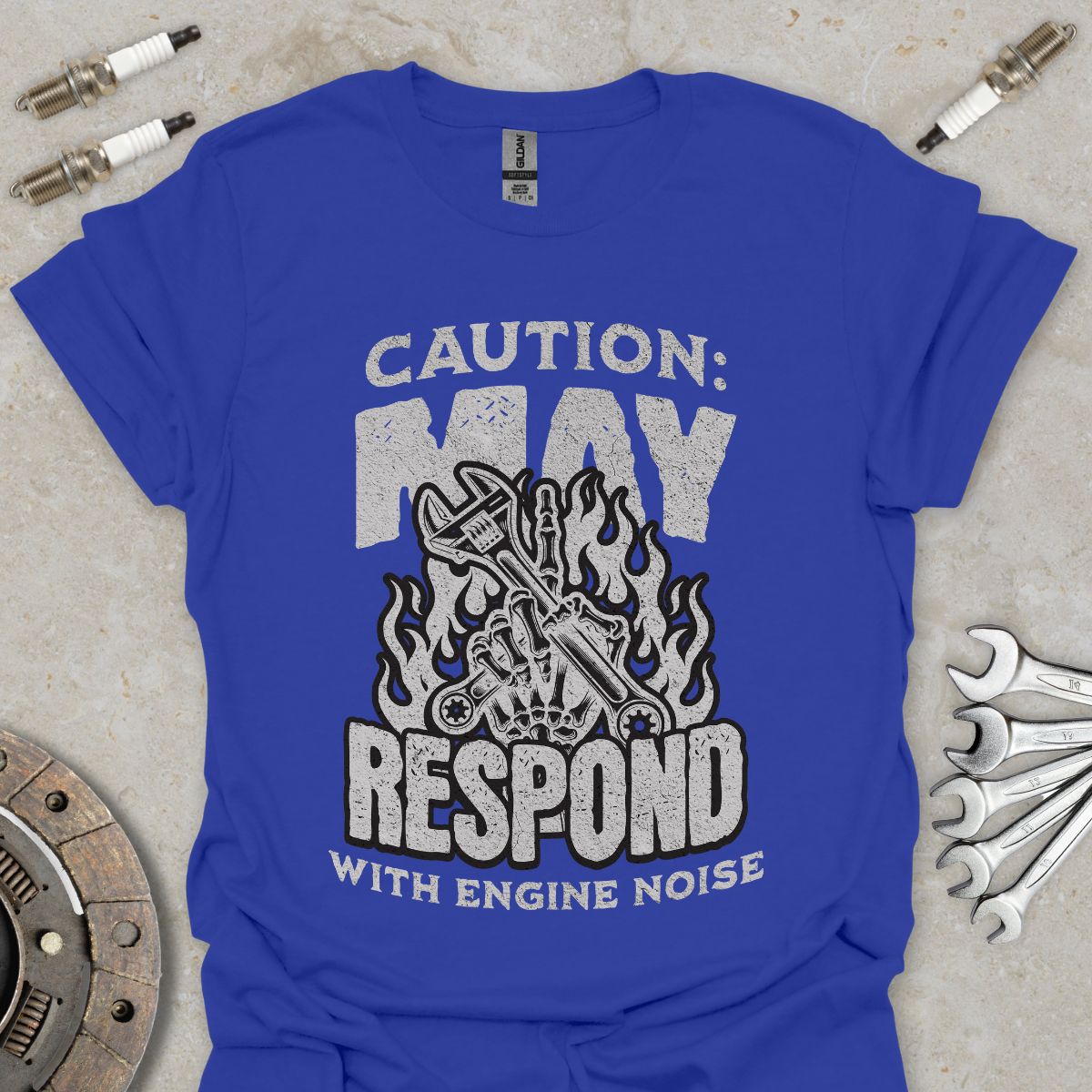 Caution: May Respond with Engine Noise T-Shirt