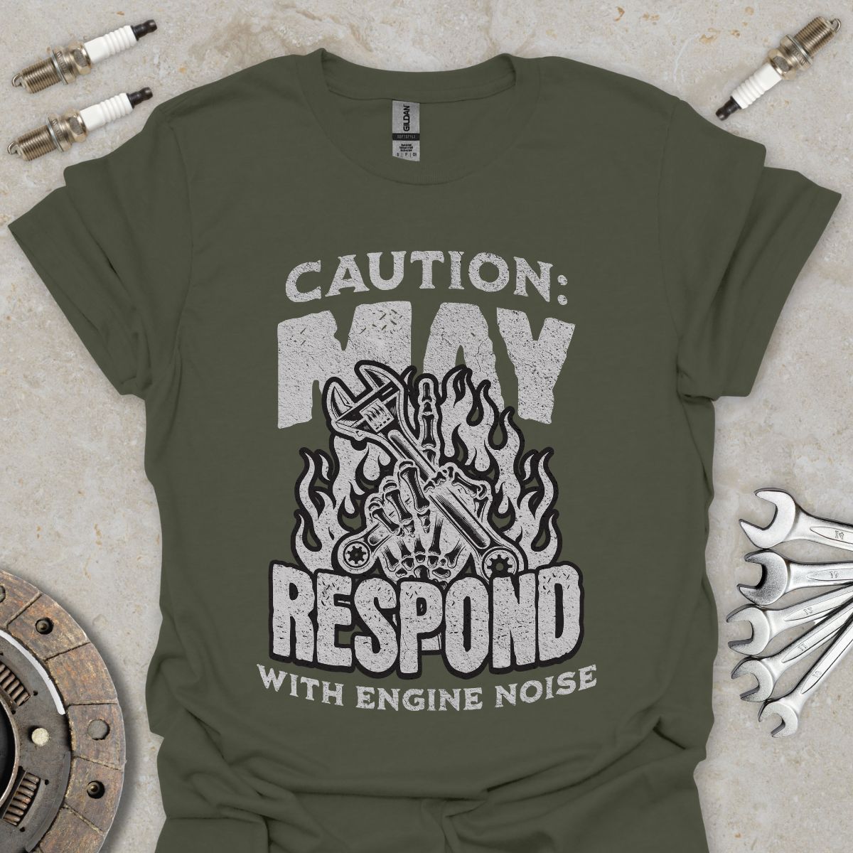 Caution: May Respond with Engine Noise T-Shirt